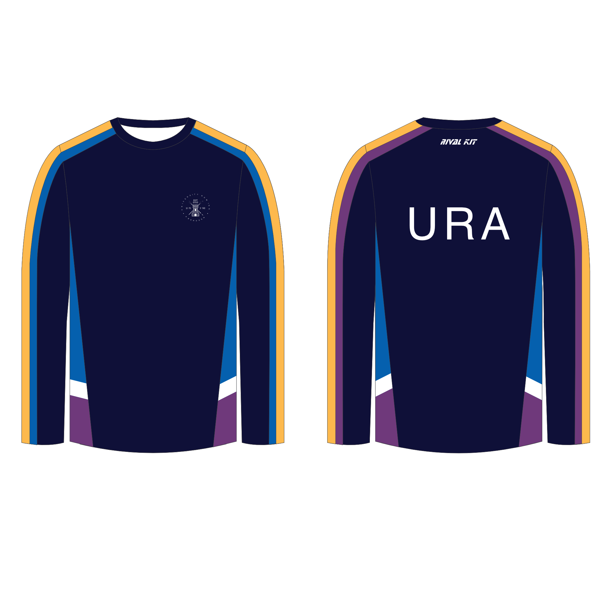 University Rowing Aberdeen 201 Long sleeve Gym T