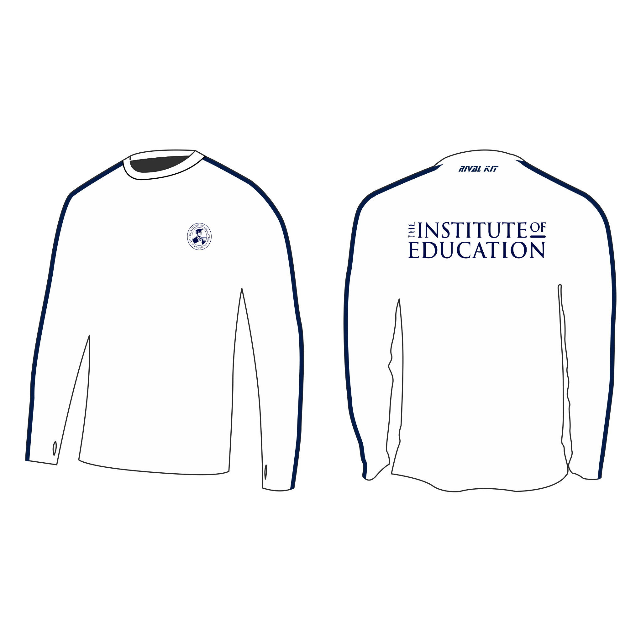 Institute of Education Dublin Bespoke Long Sleeve Gym T-Shirt