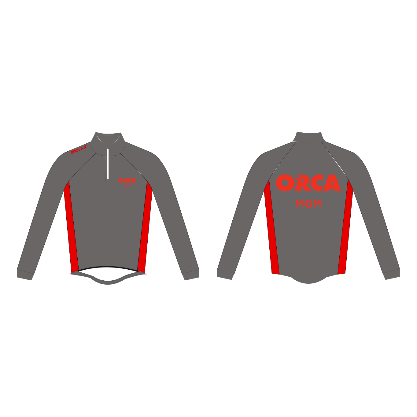 A.U.S.R. Orca Thermal Splash Jacket Grey
