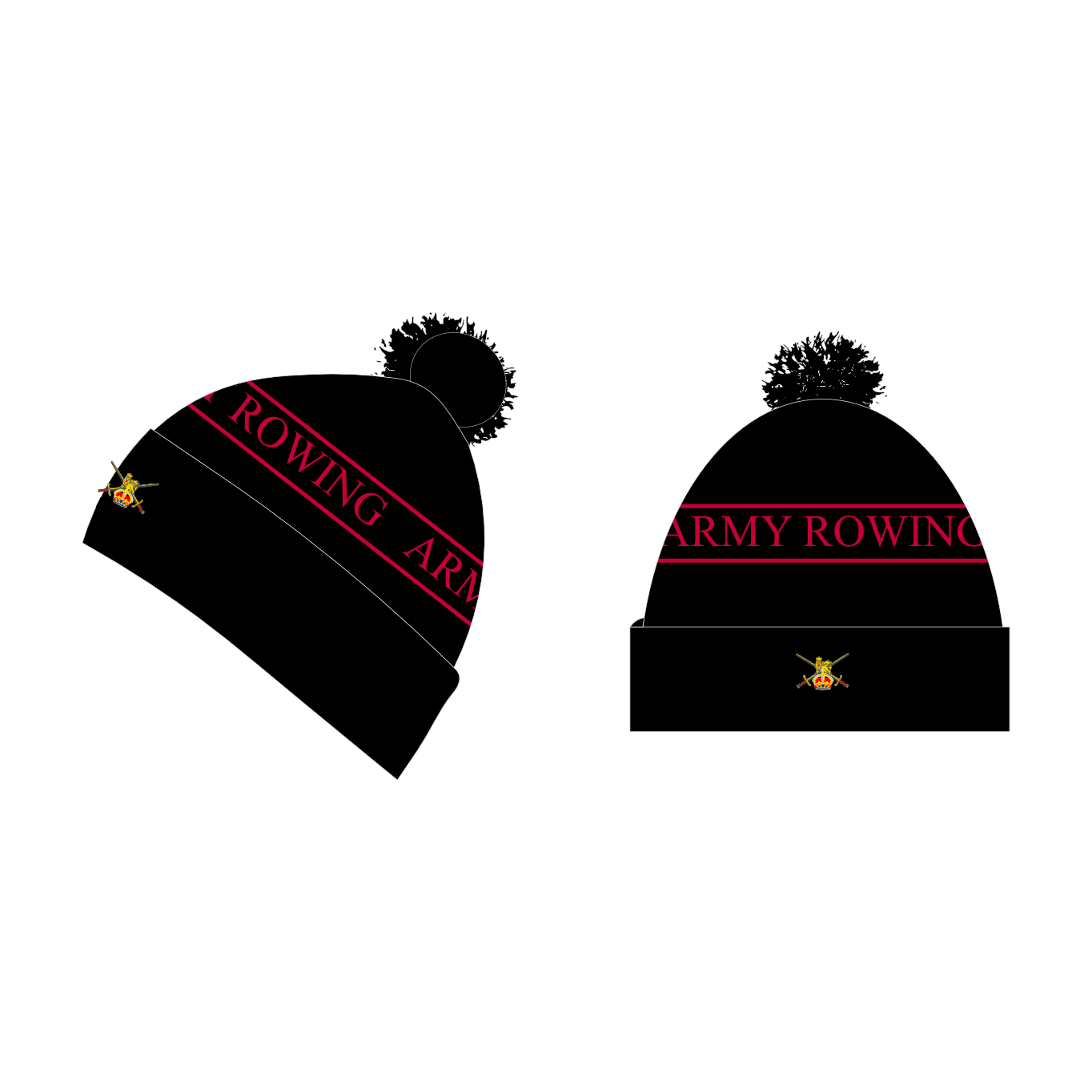 Army Rowing Club Bobble Hat 2