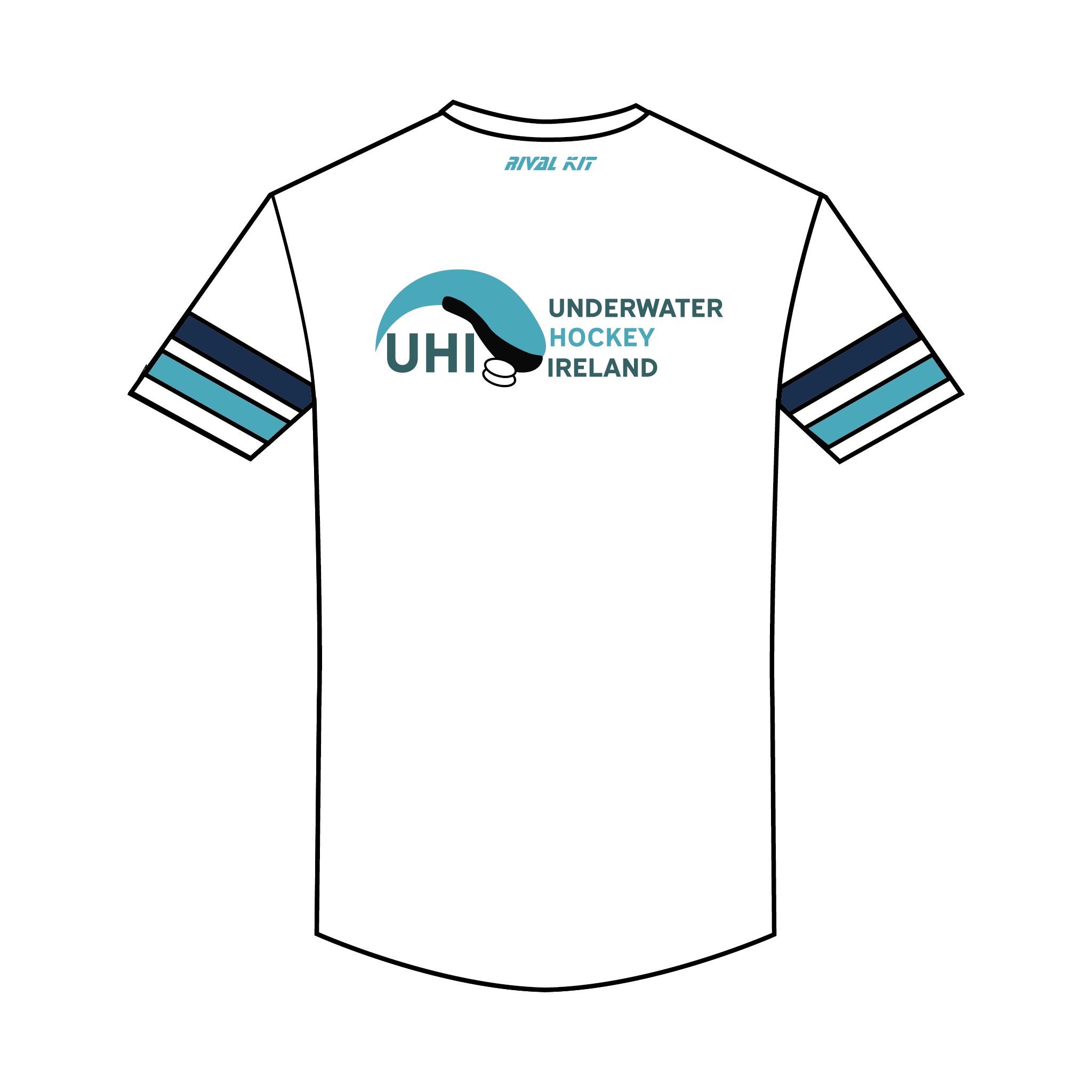 Underwater Hockey Ireland Bespoke Gym T-Shirt 2