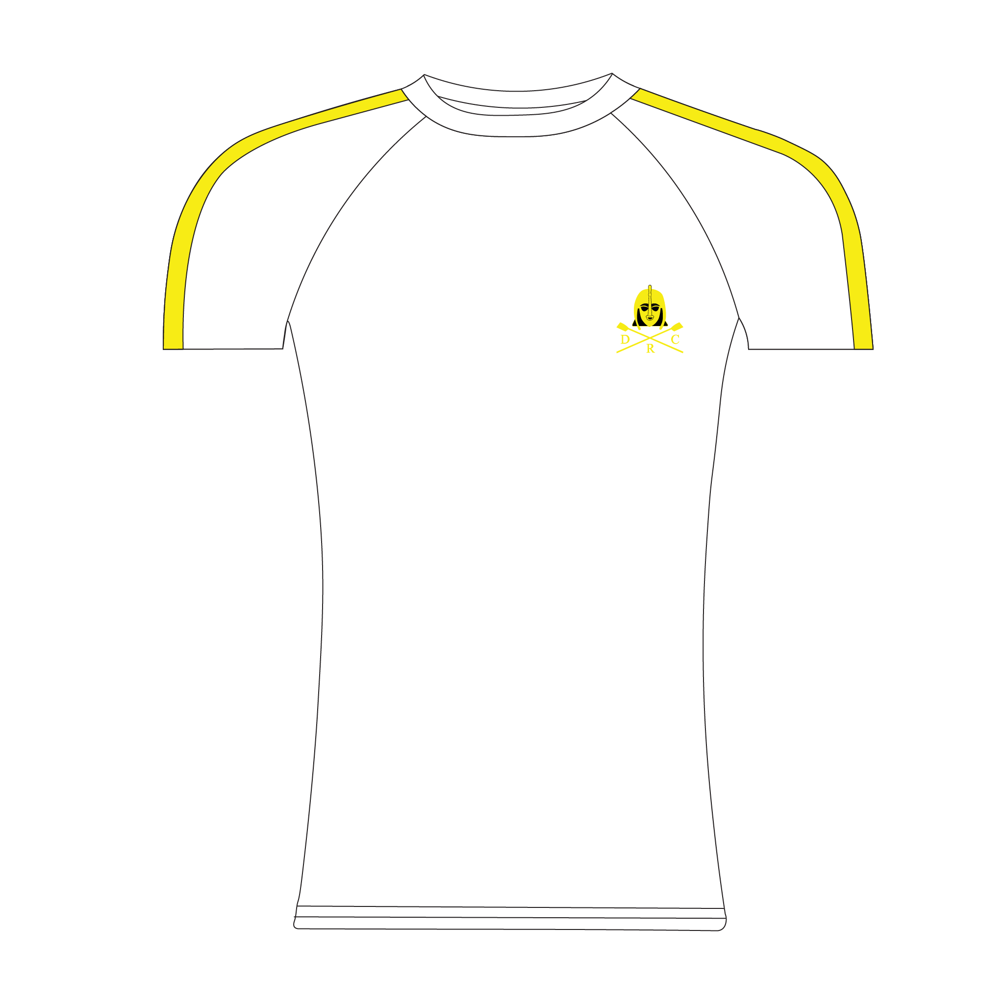 Deben Rowing Club Short Sleeve White Baselayer