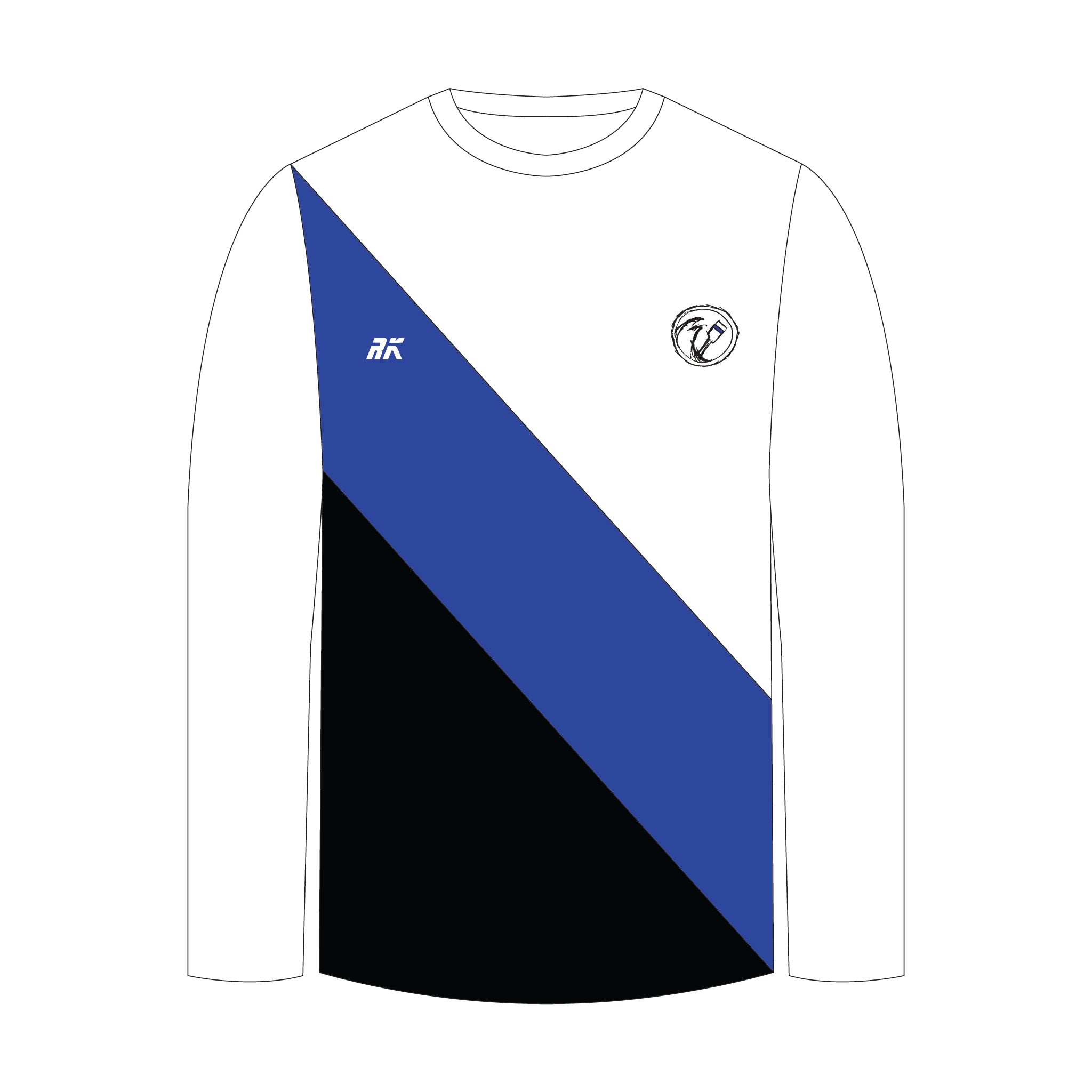 Shoreham Rowing Club Bespoke Long Sleeve Gym T-shirt 2