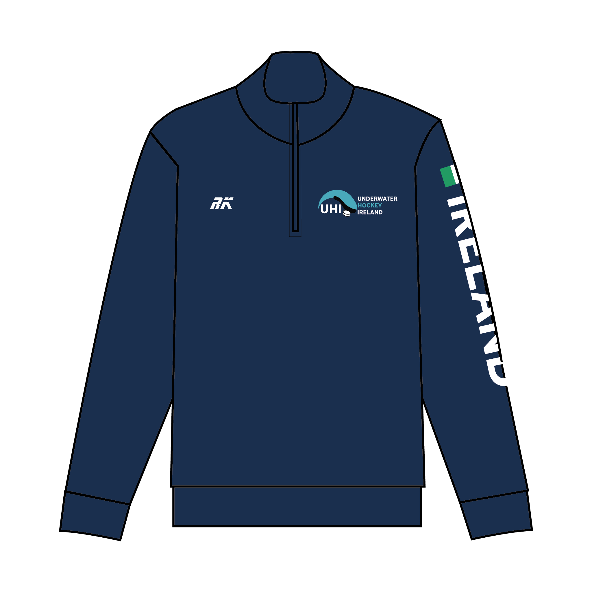 Underwater Hockey Ireland Q-Zip