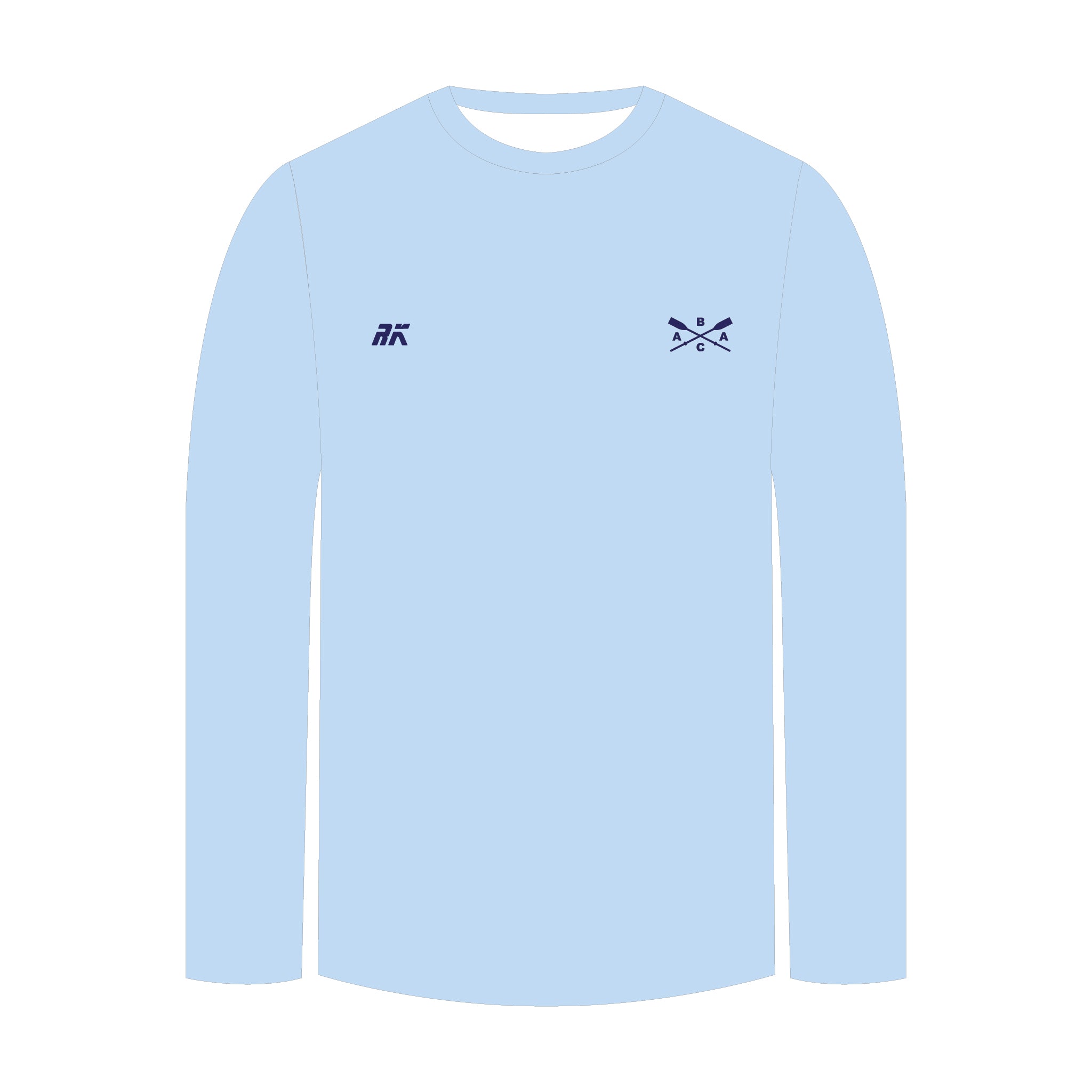 Bideford Blues Amateur Athletic Club Bespoke Long Sleeve Gym T-Shirt