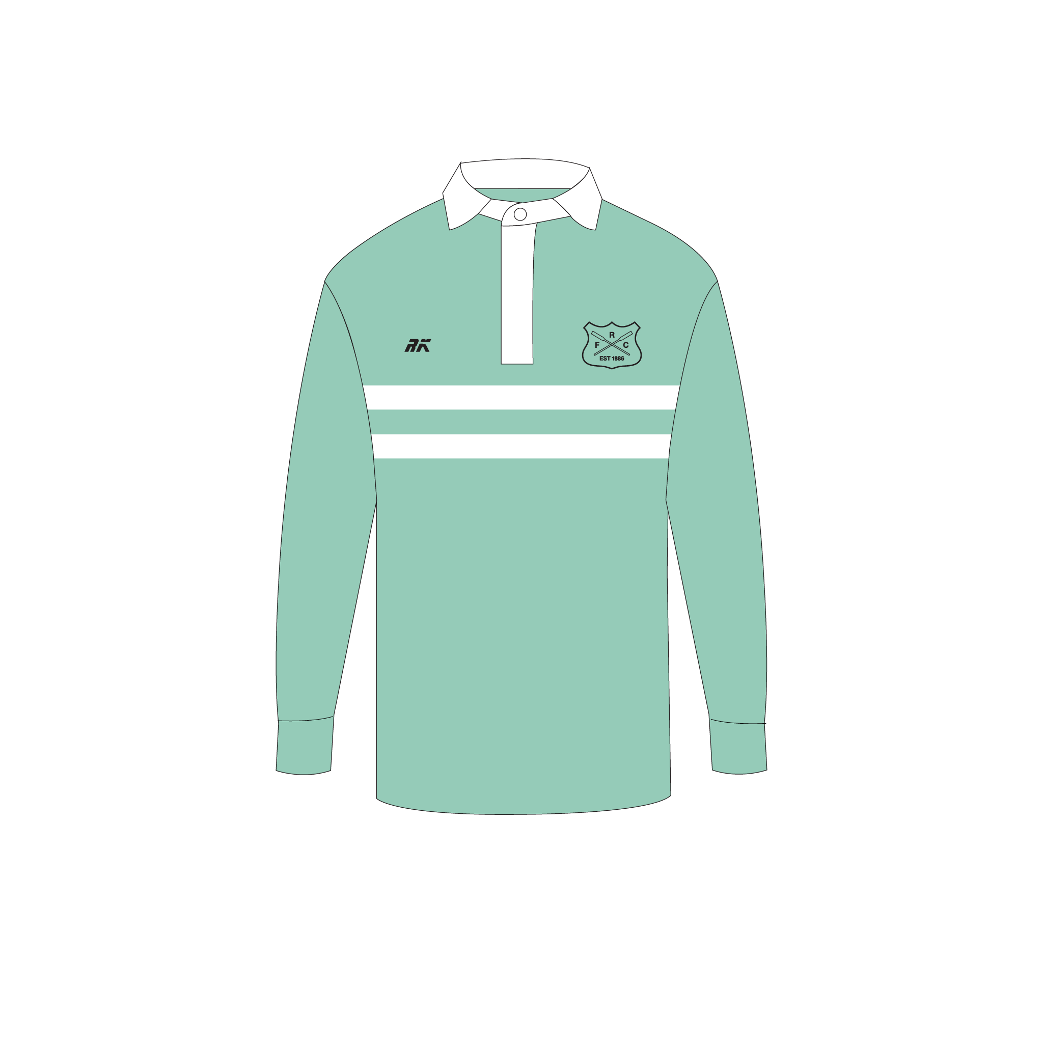 Fremantle Rowing Club Rugby Shirt