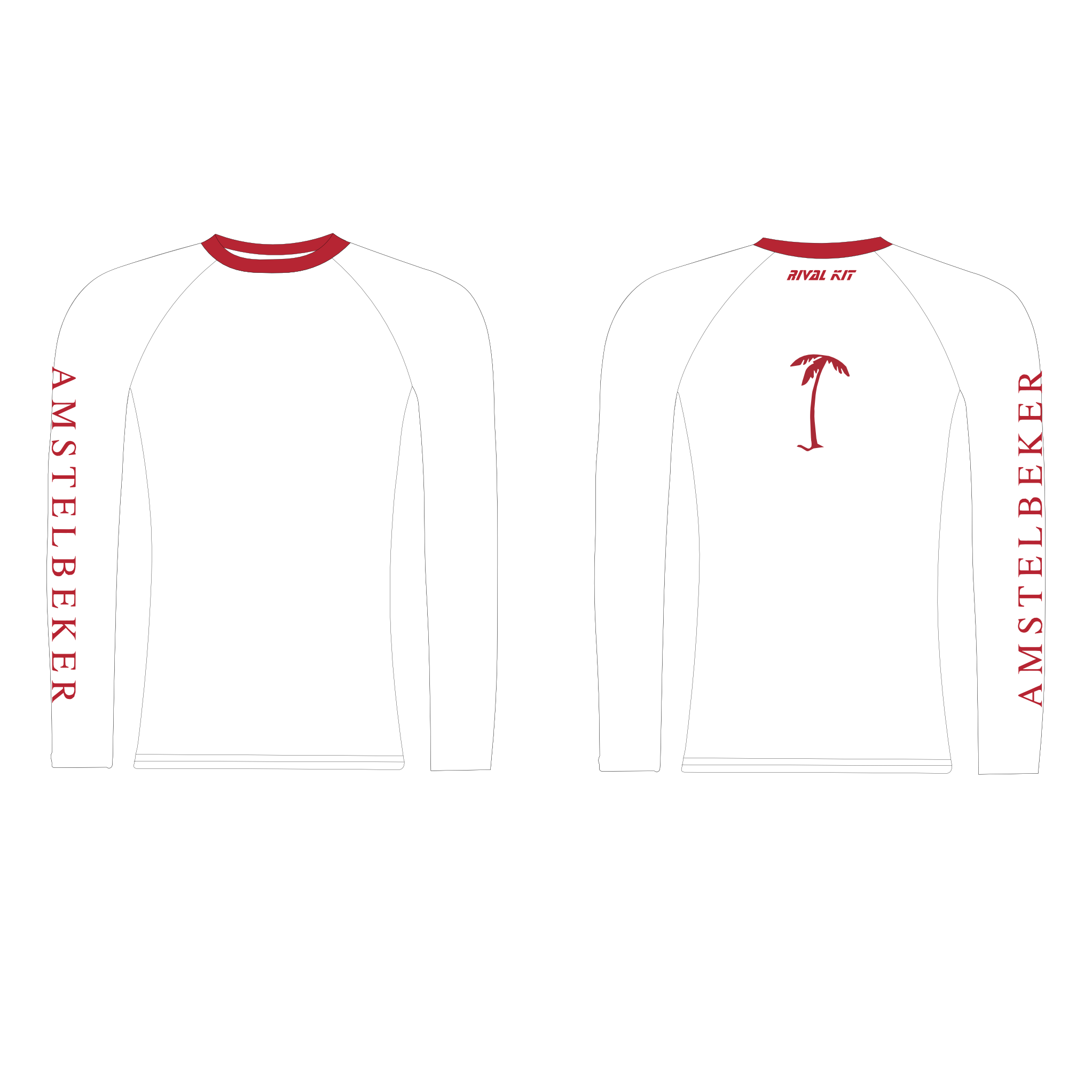 AMSTELBEKER Long Sleeve Gym T-Shirt
