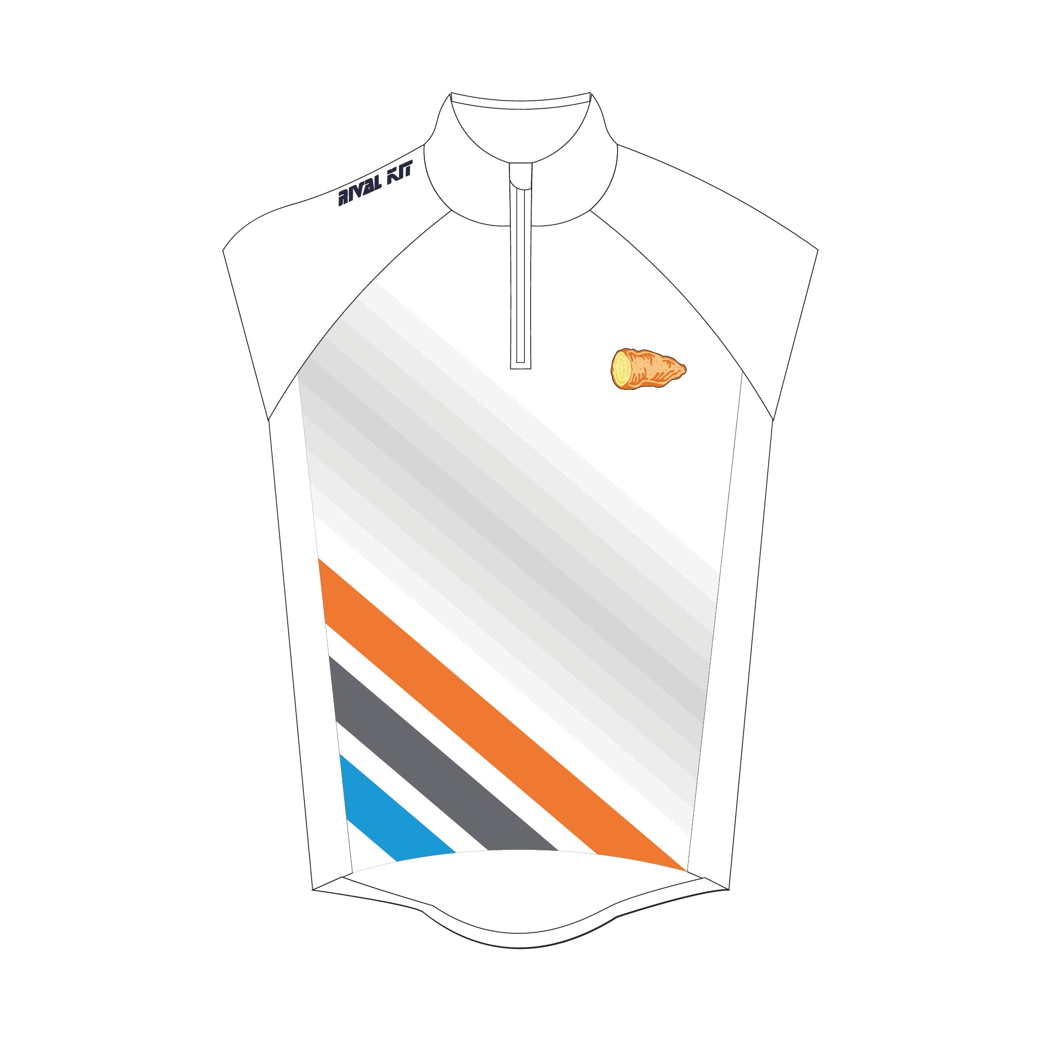 YAM SQUAD Stripes Gilet