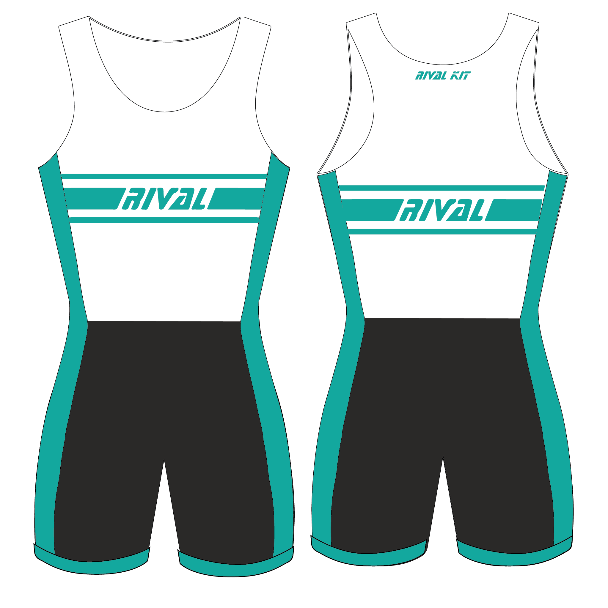 Teal Stripe AIO