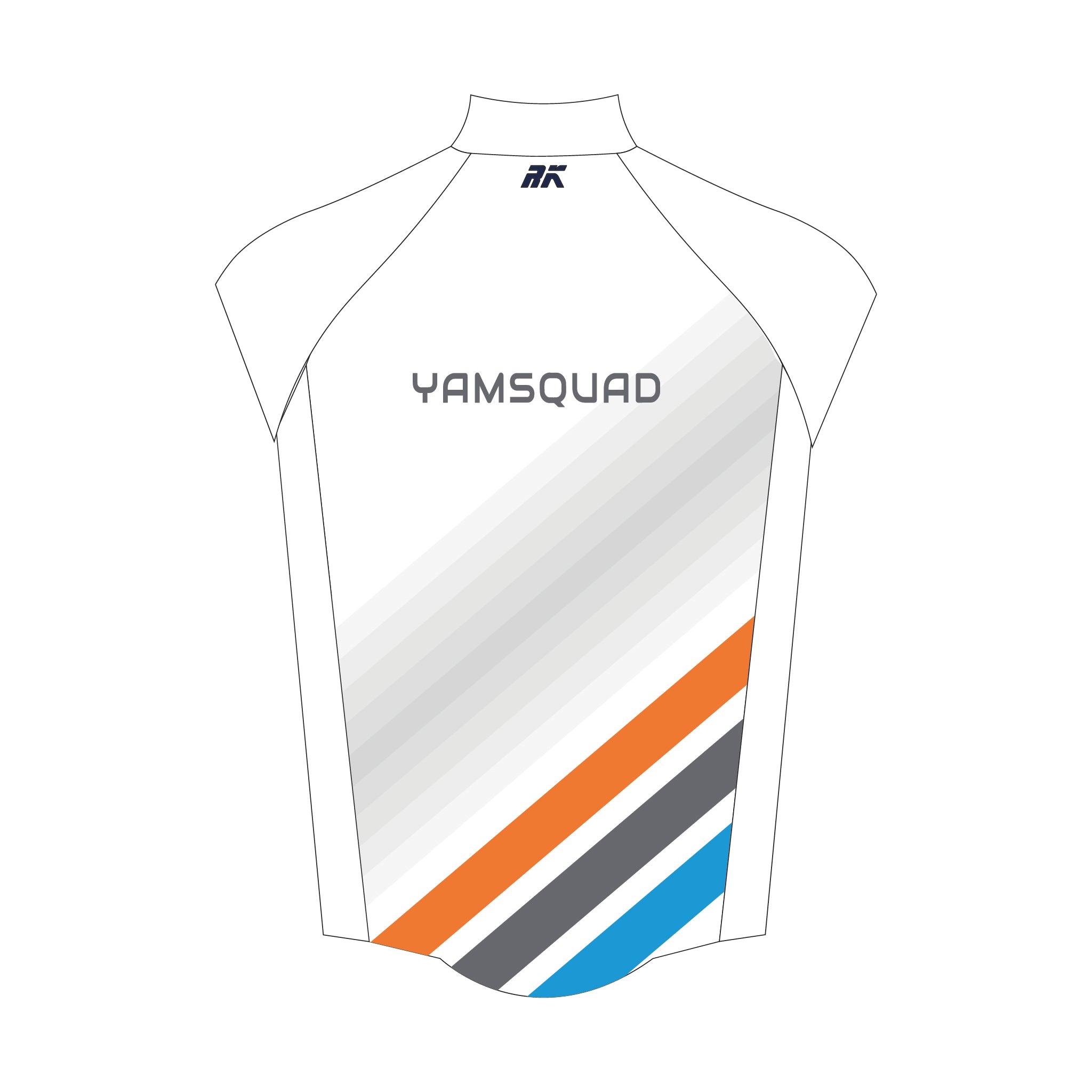 YAM SQUAD Stripes Gilet