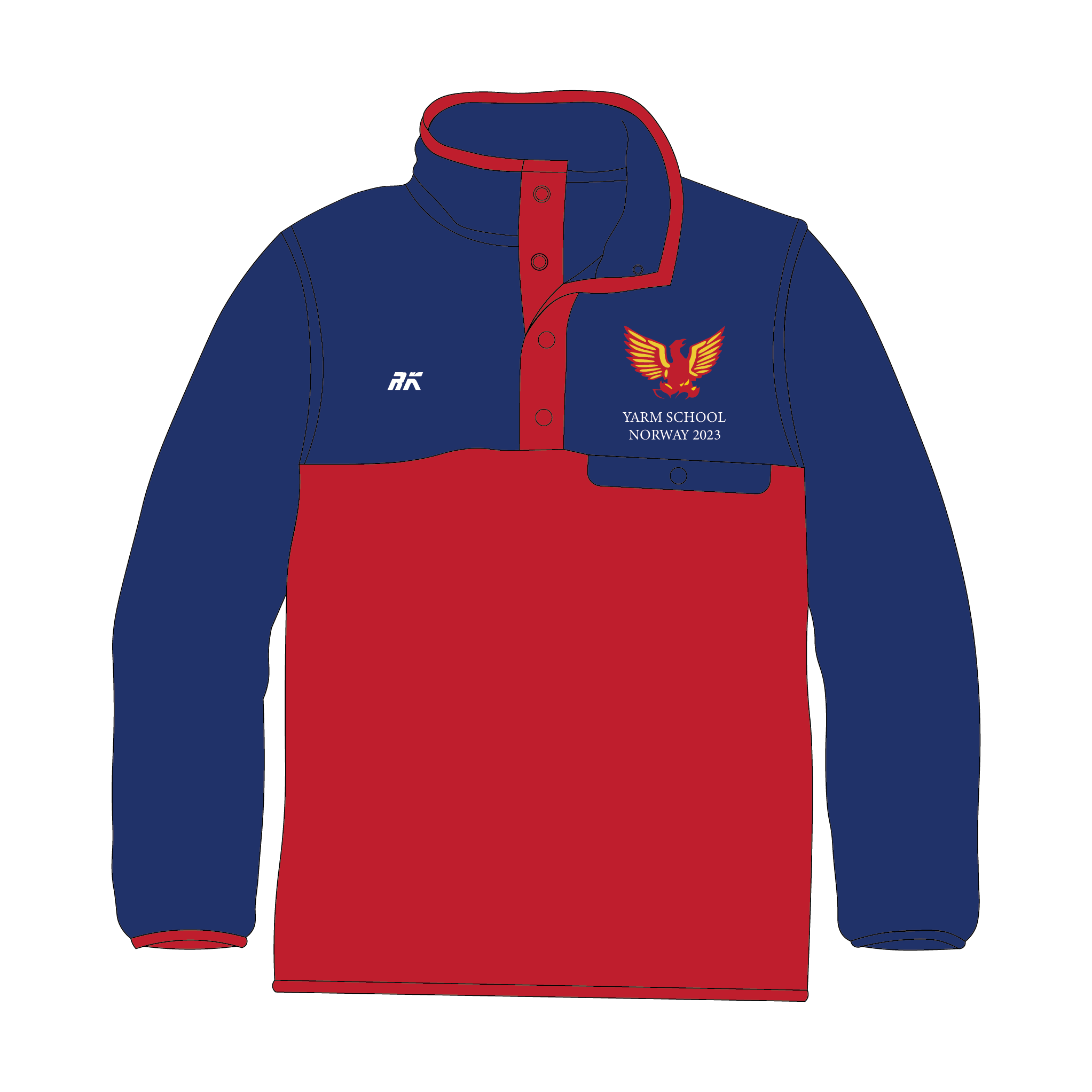 Yarm School Sailing Club Pocket Fleece