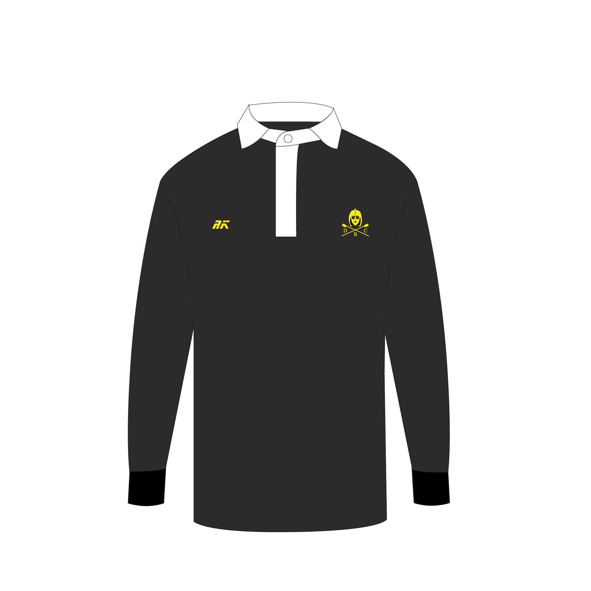 Deben Rowing Club Black Rugby Shirt