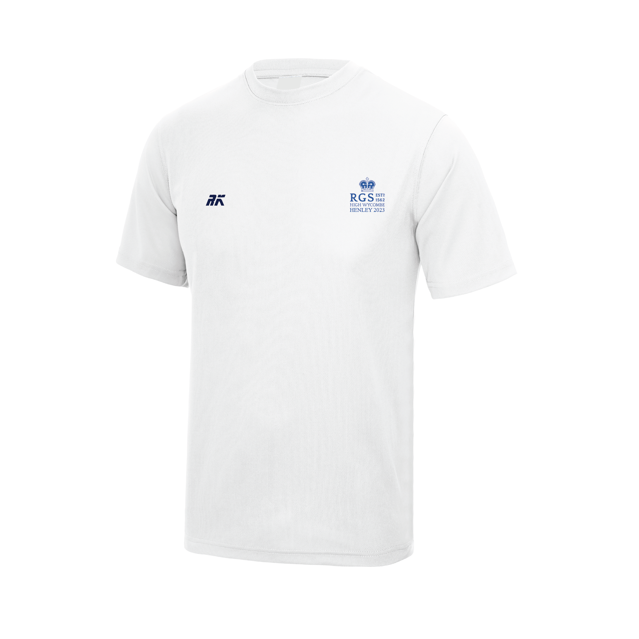 Royal Grammar School High Wycombe Boat Club Henley 2023 White Short Sleeve Gym T-Shirt
