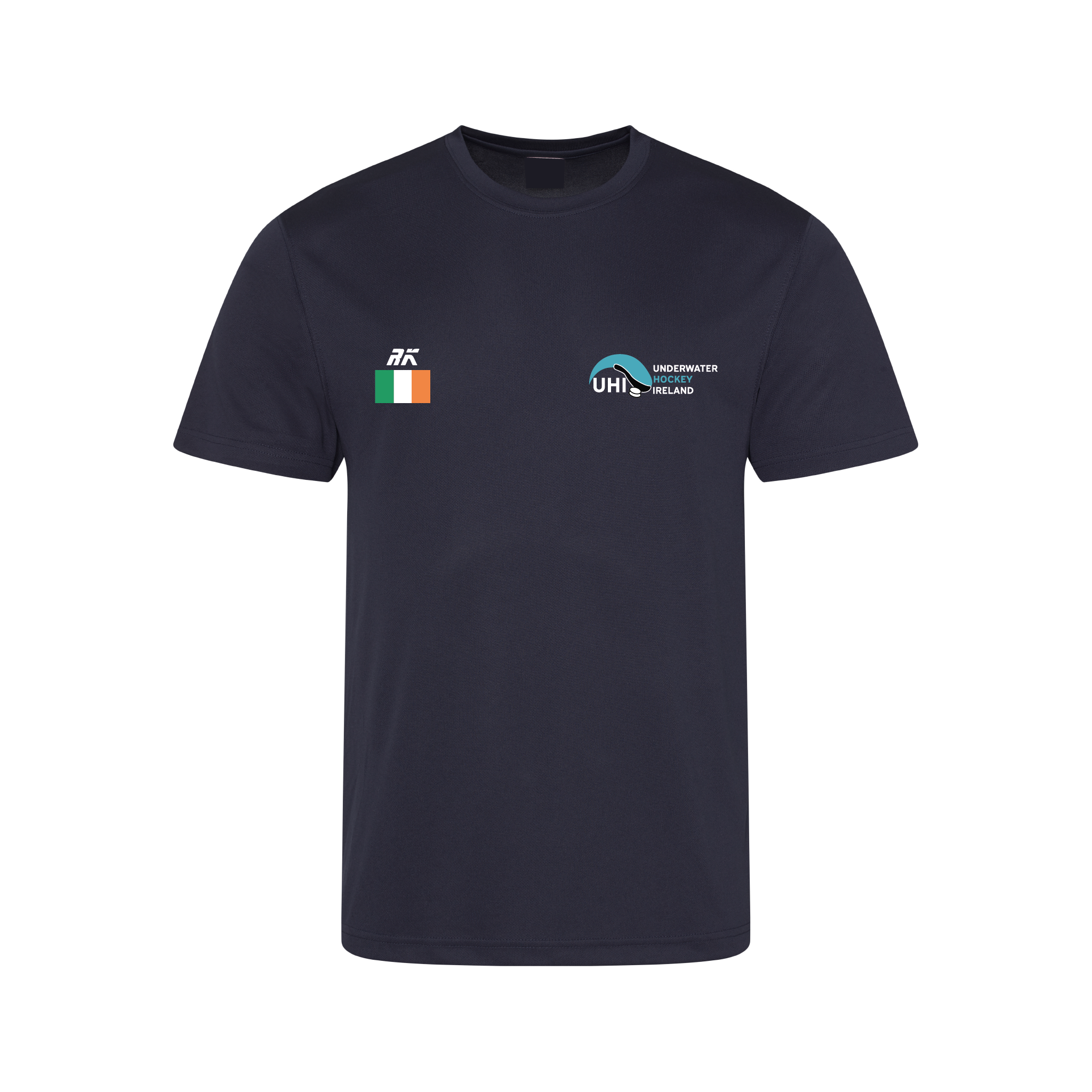 Underwater Hockey Ireland Navy Gym T-shirt