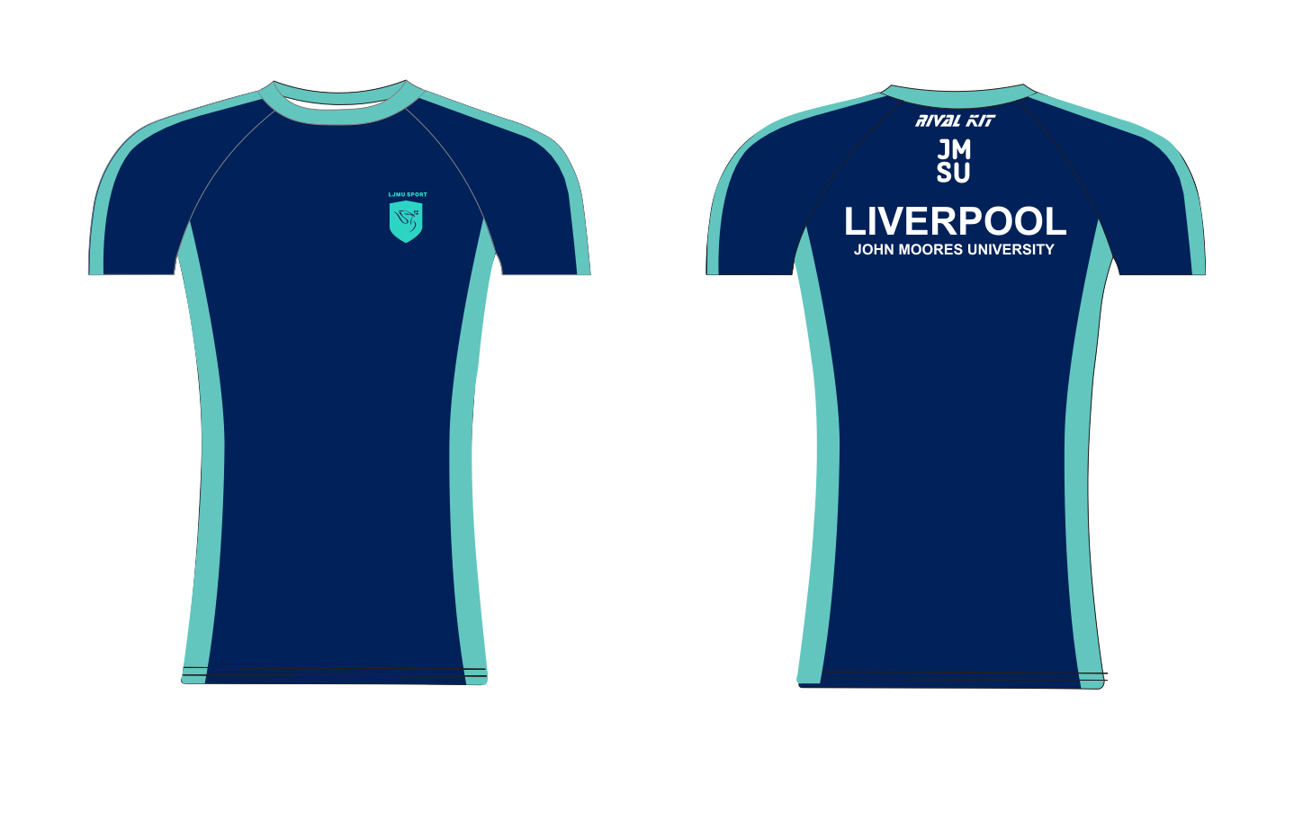 LJMU Rowing Club Short-Sleeve Baselayer - Navy