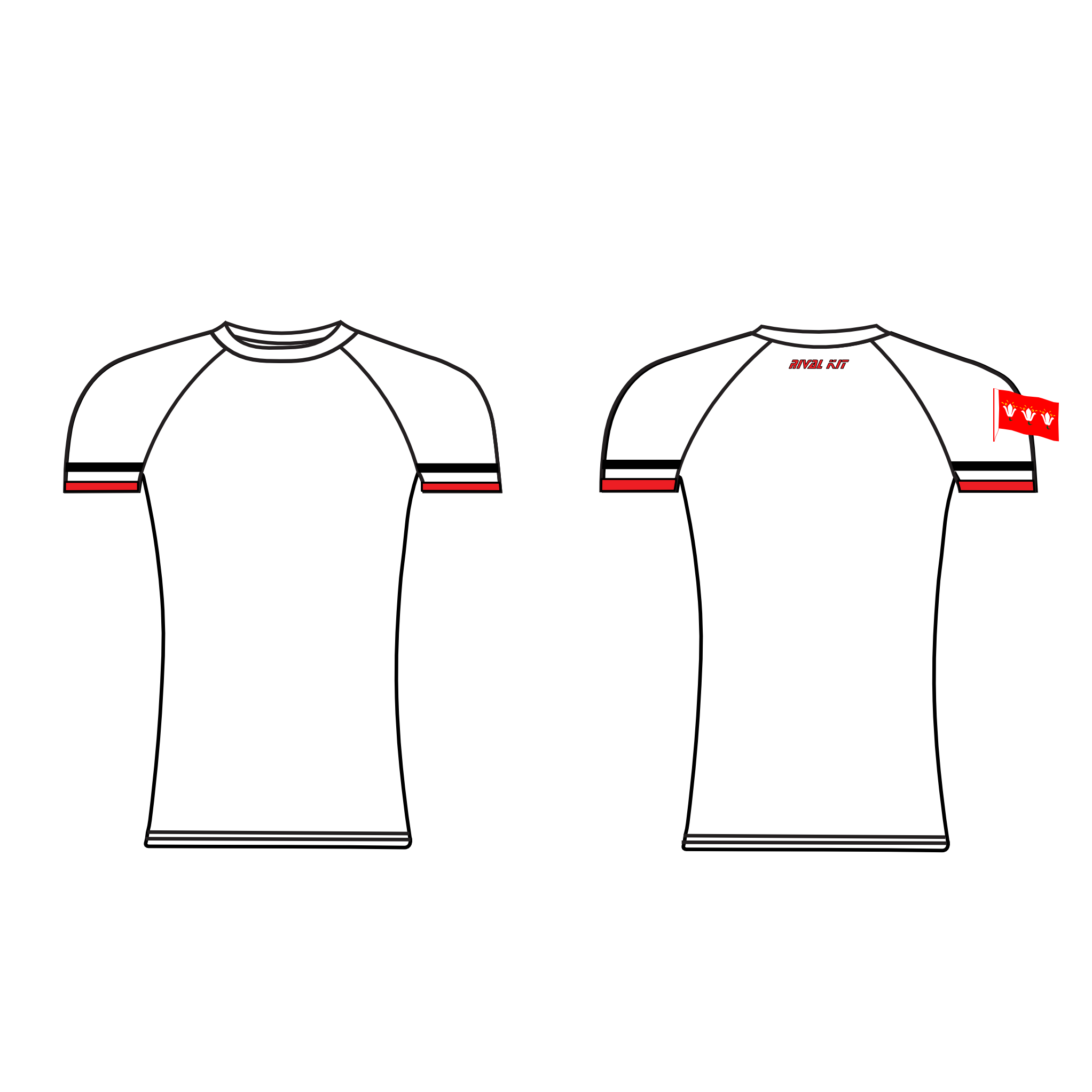 Magdalen College Boat Club Oxford Short Sleeve Base-Layer NAVY