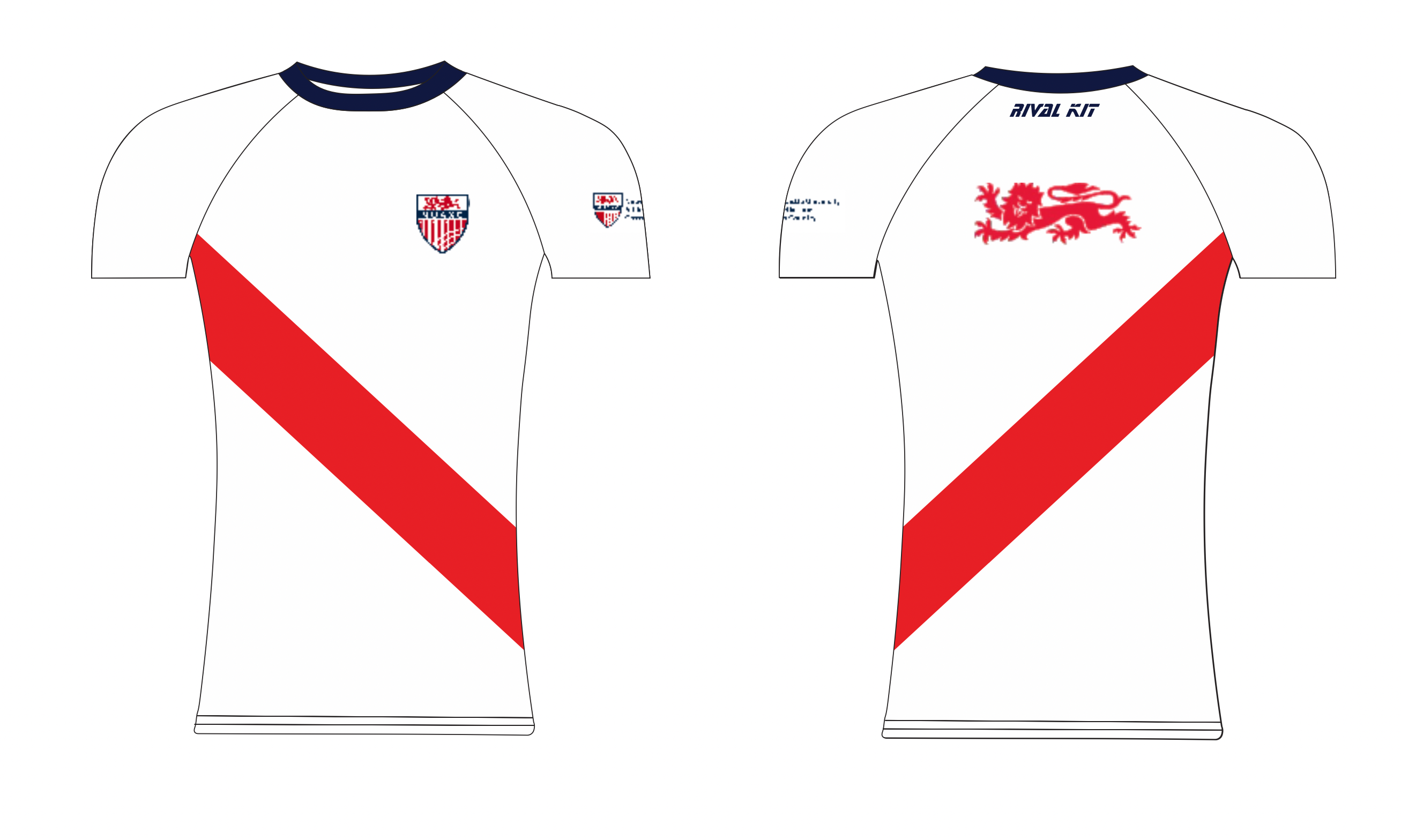 Newcastle University Athletics and Cross Country Club Short Sleeve White Baselayer
