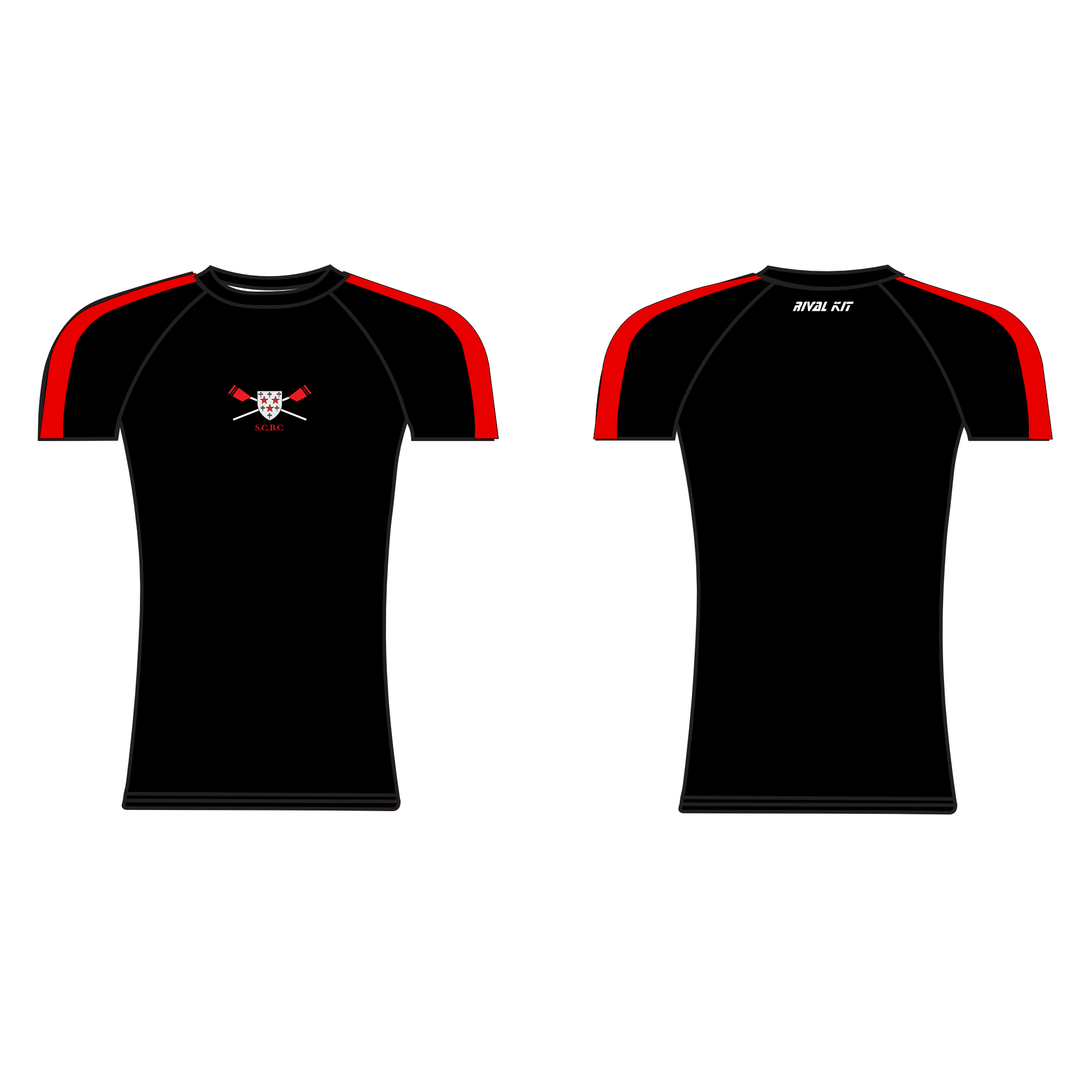 Somerville College Boat club SHORT SLEEVE BASELAYER