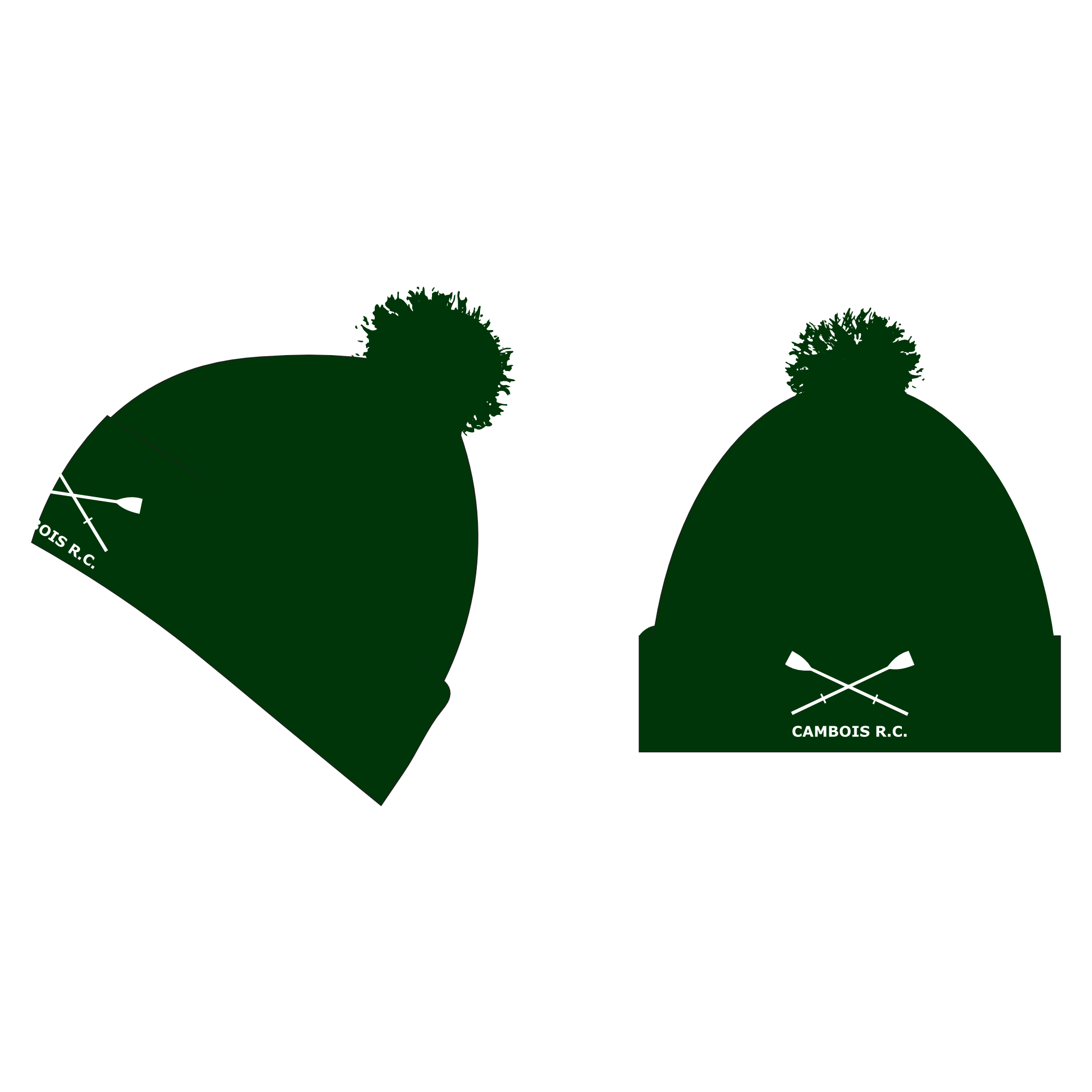CAMBOIS Boat Club Casual Bobble hat GREEN