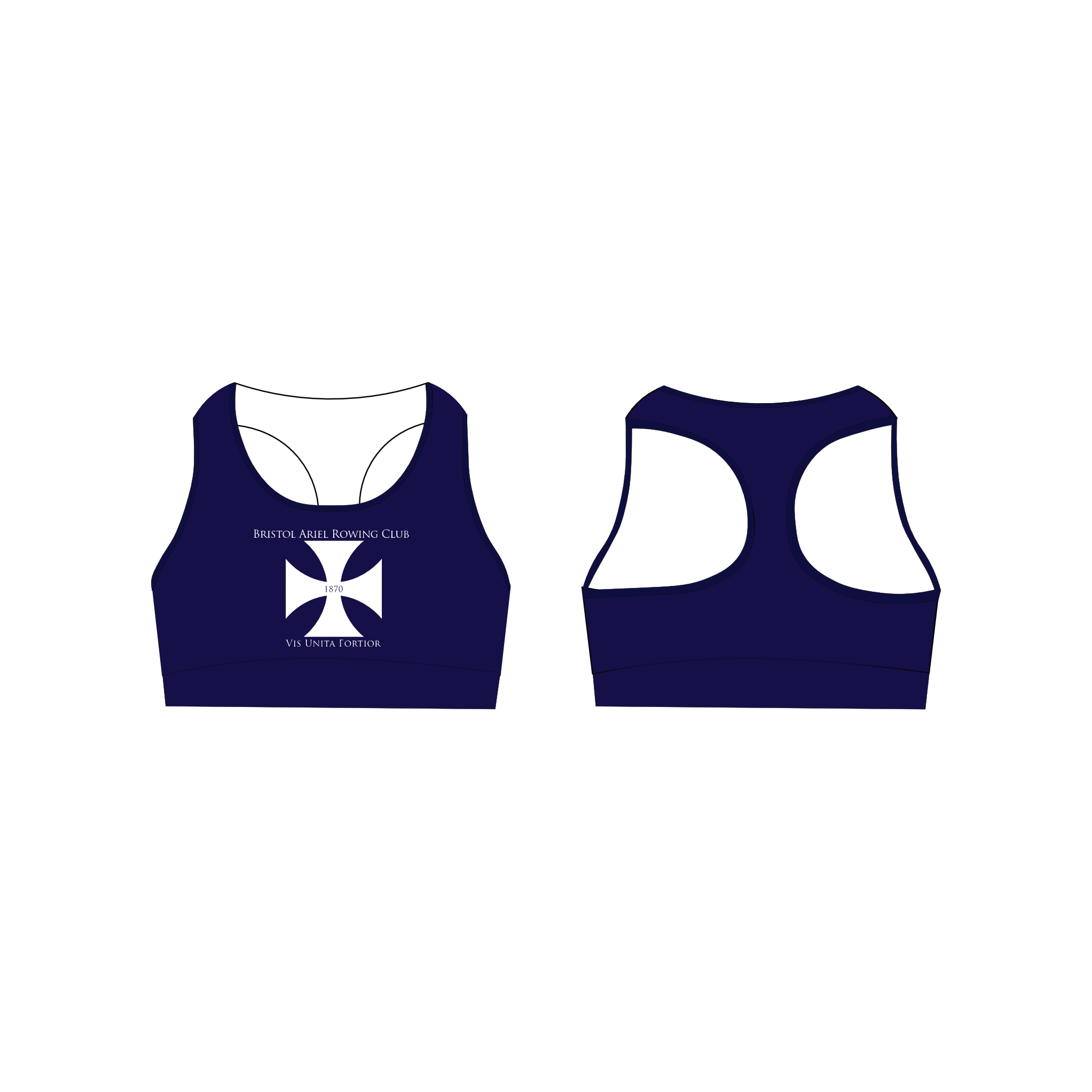 Bristol Ariel Rowing Club Racerback Sports Bra