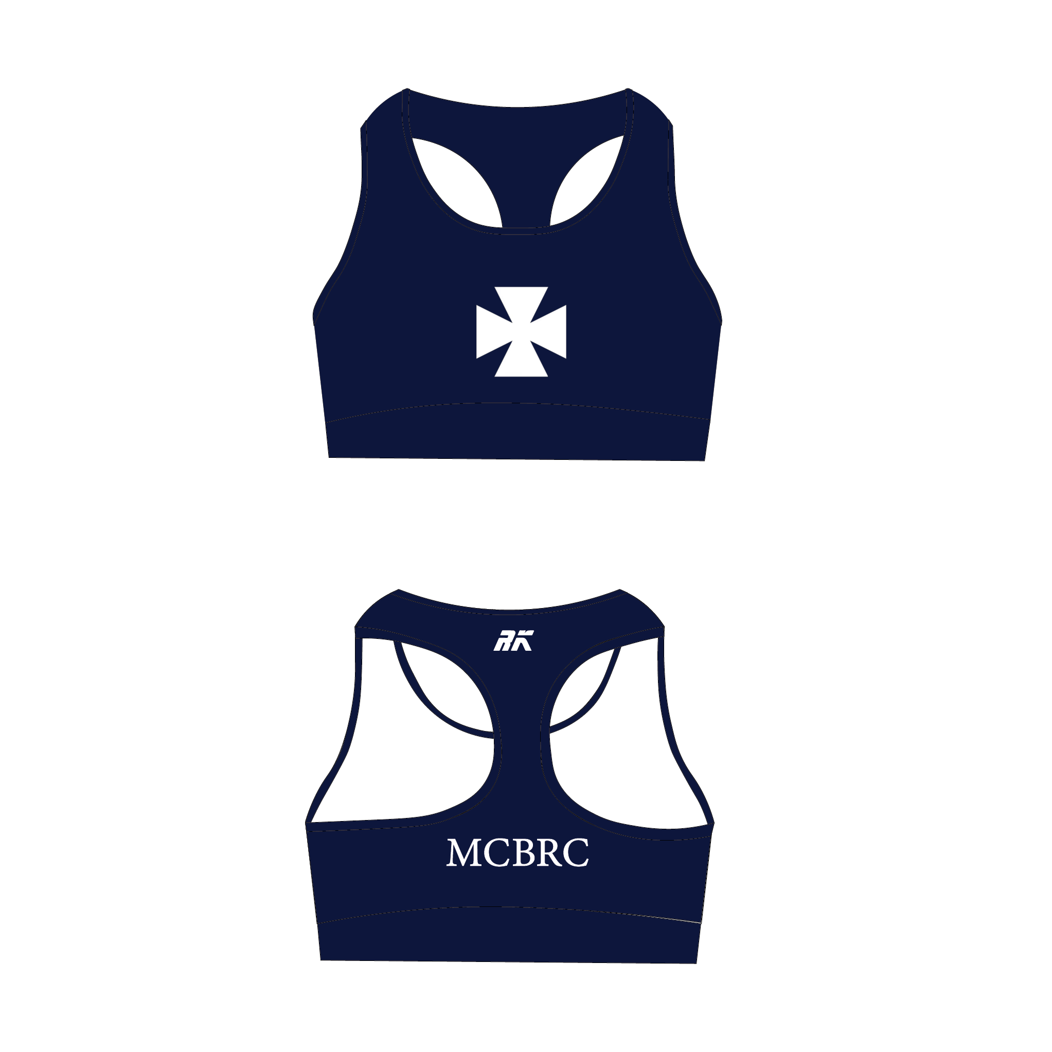 Methodist College Belfast Rowing Club Racerback Sports Bra