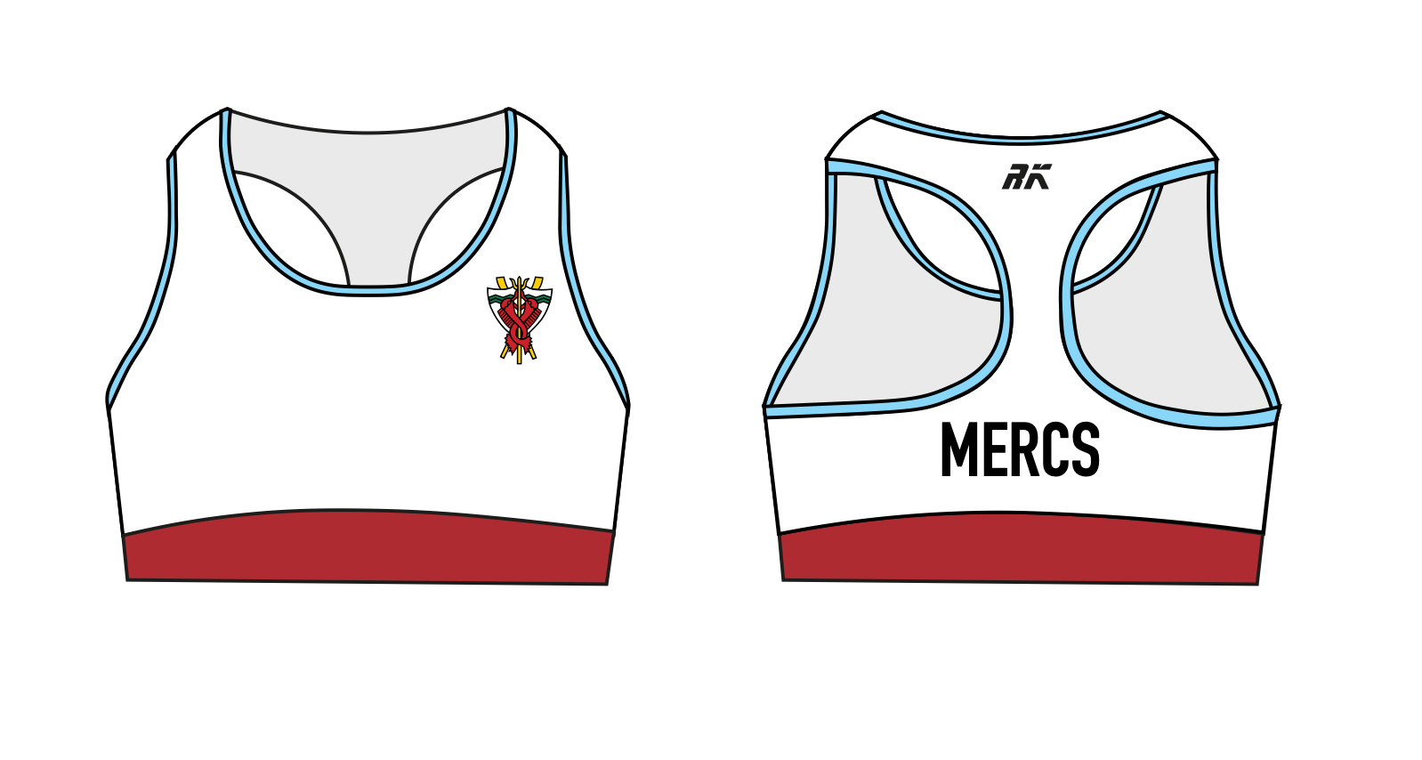 Mercantile Rowing Club Sports Bra