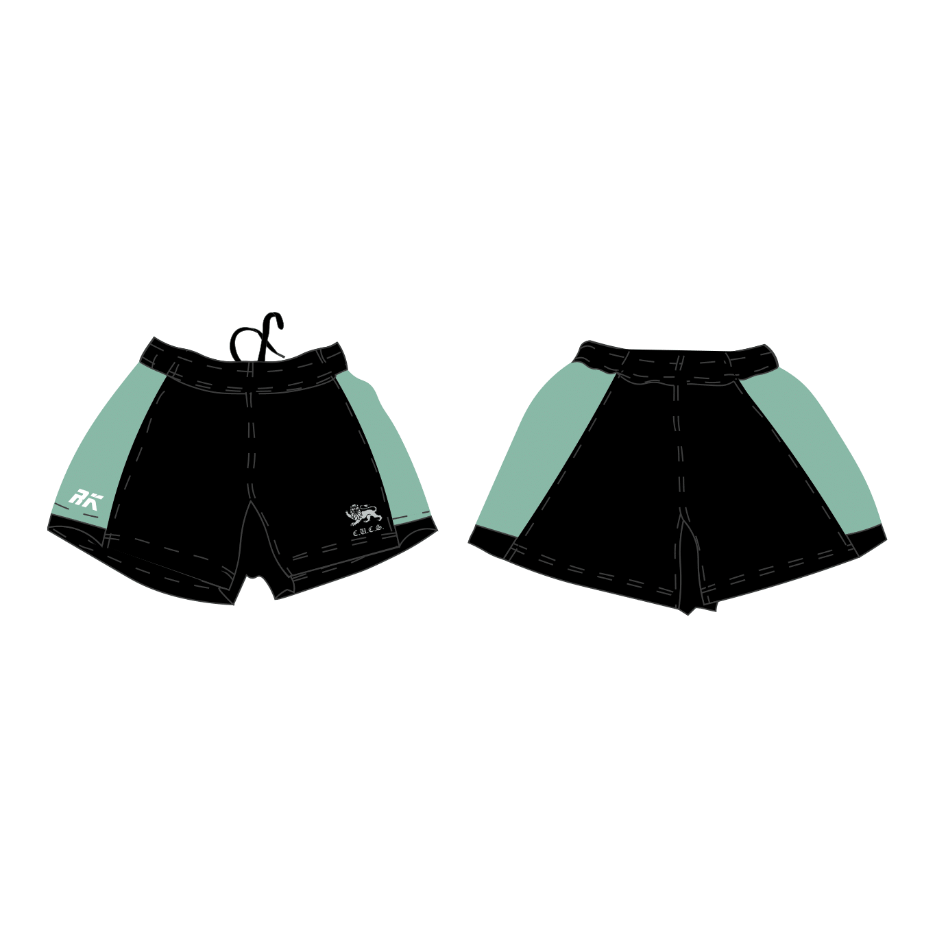 Cambridge University Cheerleading Society Side Panel Rugby Shorts