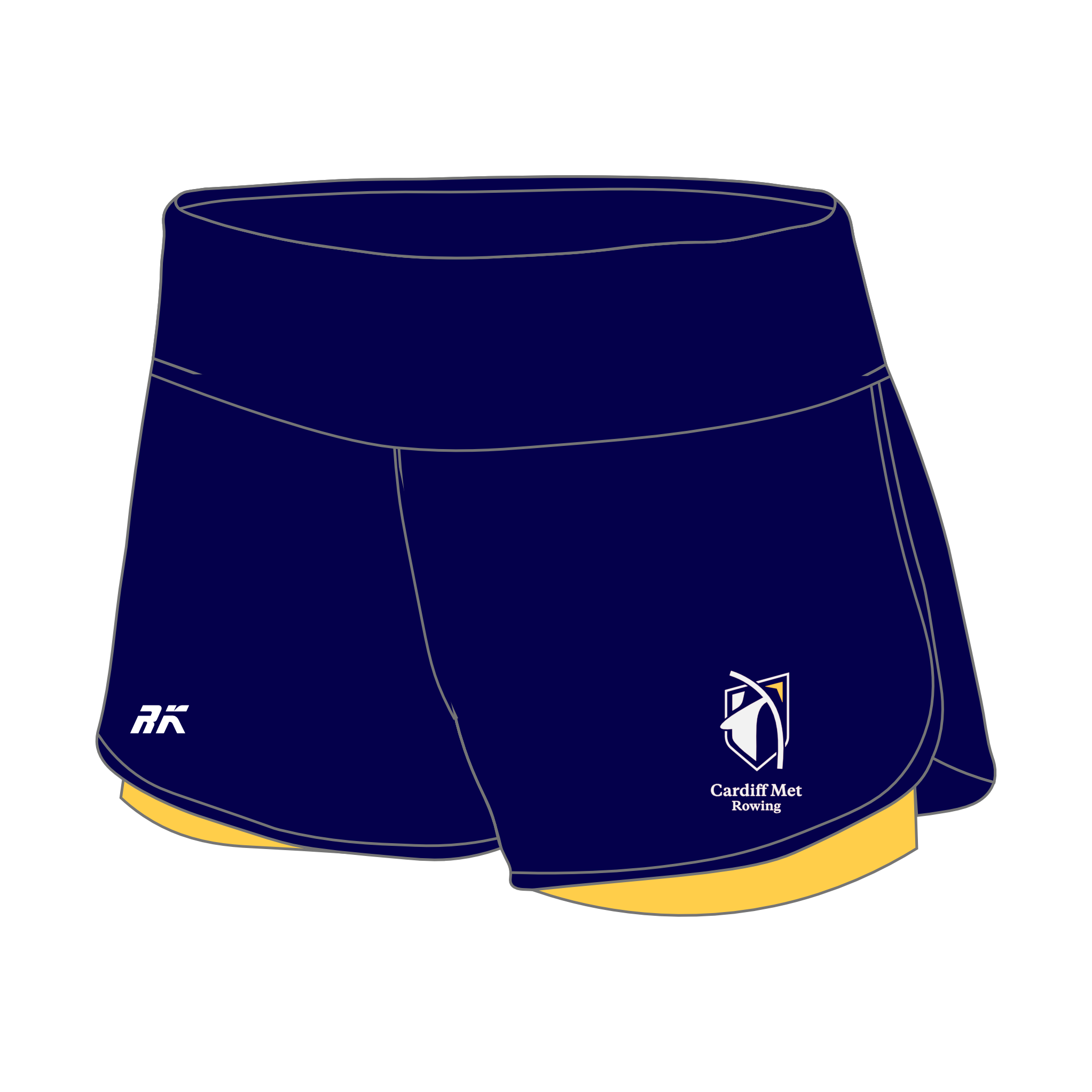 Cardiff Met Rowing Female Shorts
