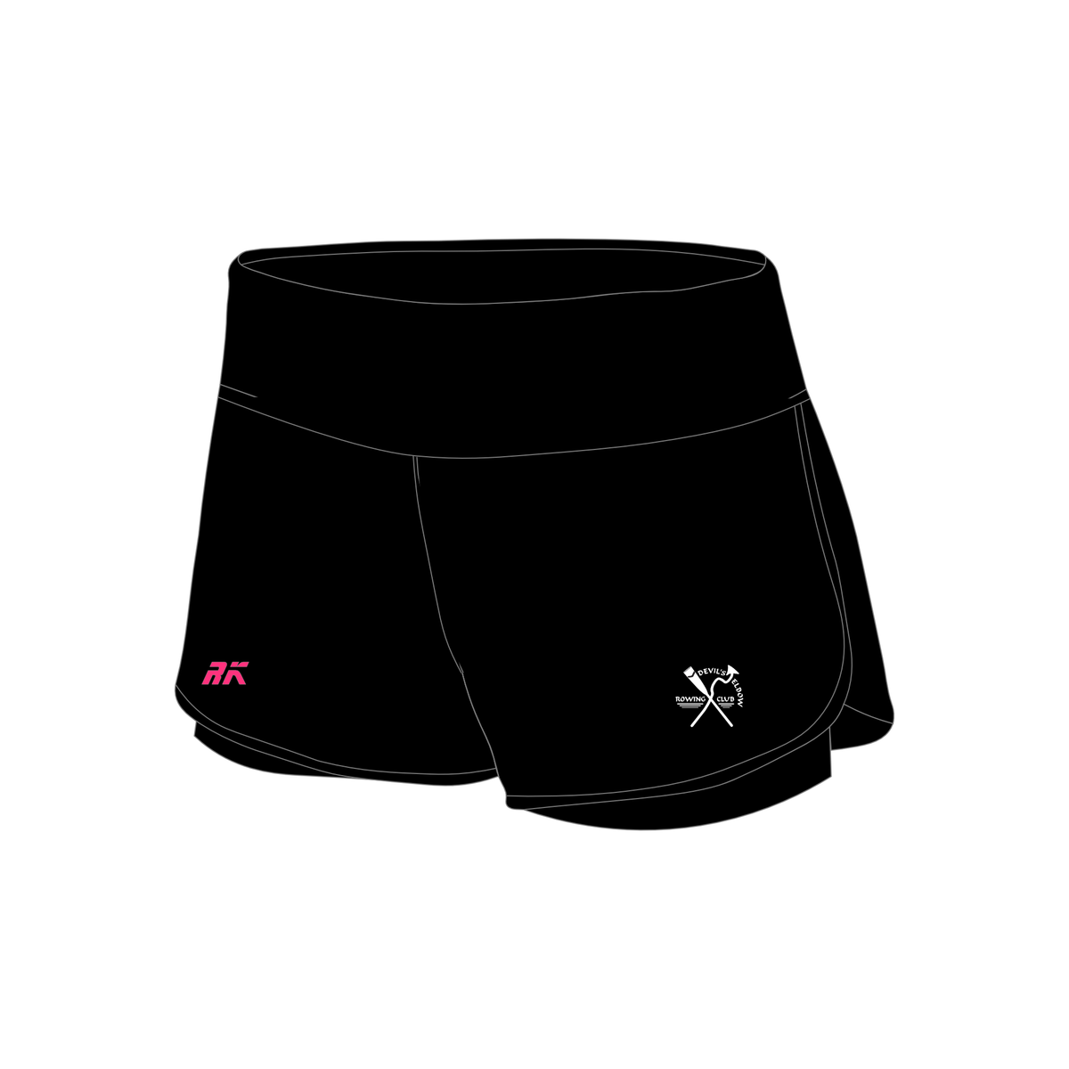 Devil's Elbow Rowing Club Female Gym Shorts
