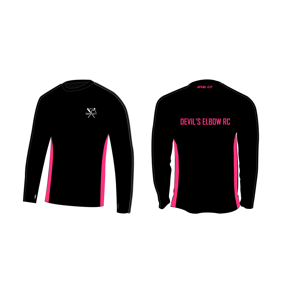 Devil's Elbow Rowing Club Long Sleeve Gym T 1