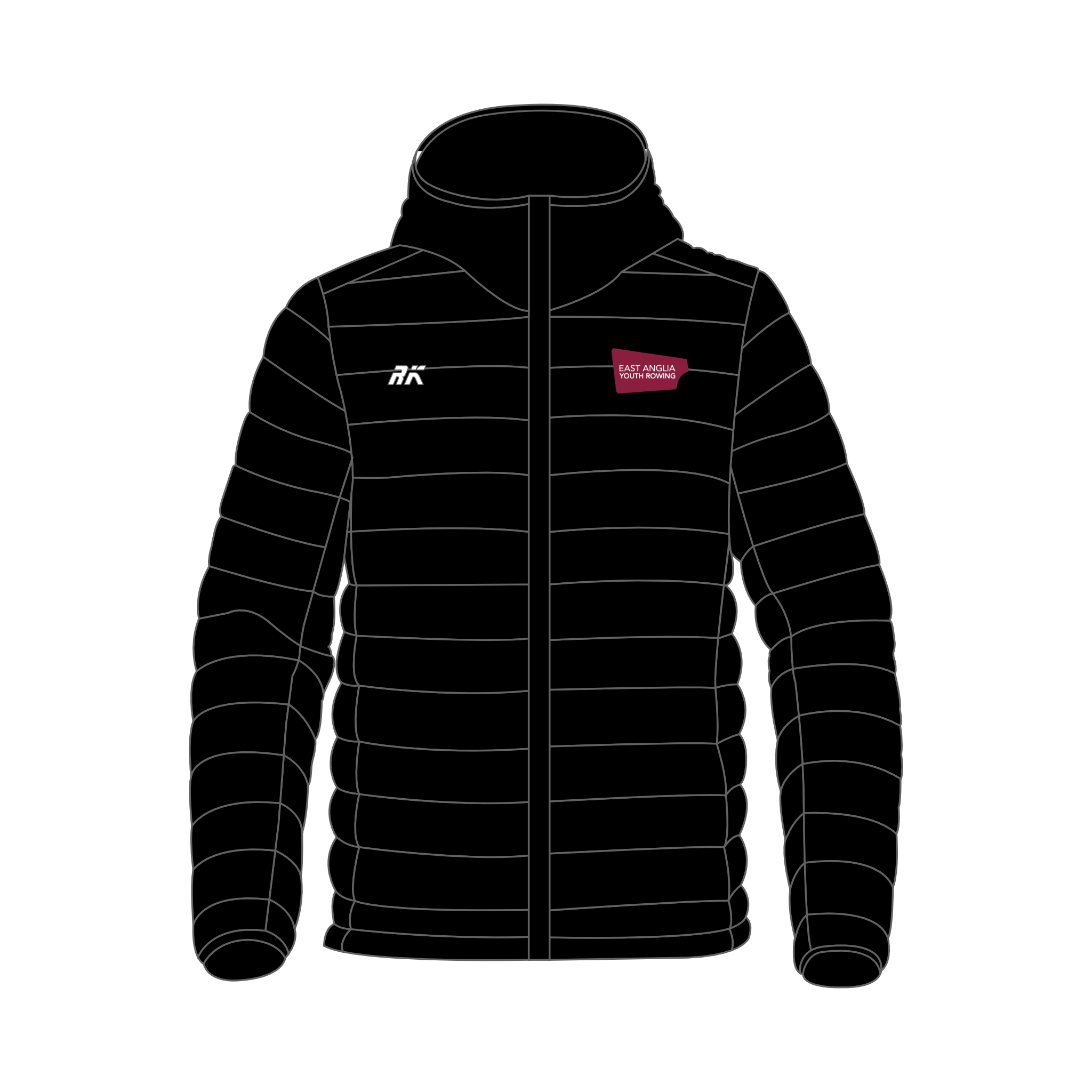 East Anglia Youth Rowing Lightweight Puffa Jacket