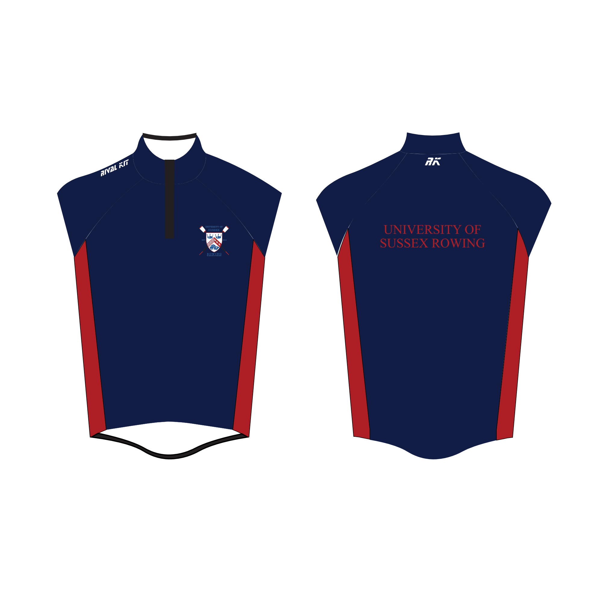 Sussex University Boat Club Thermal Gilet