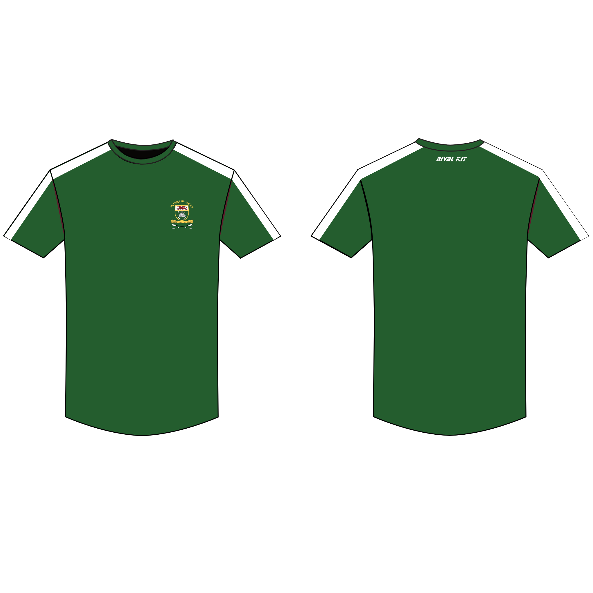 Swansea University BC gymt green