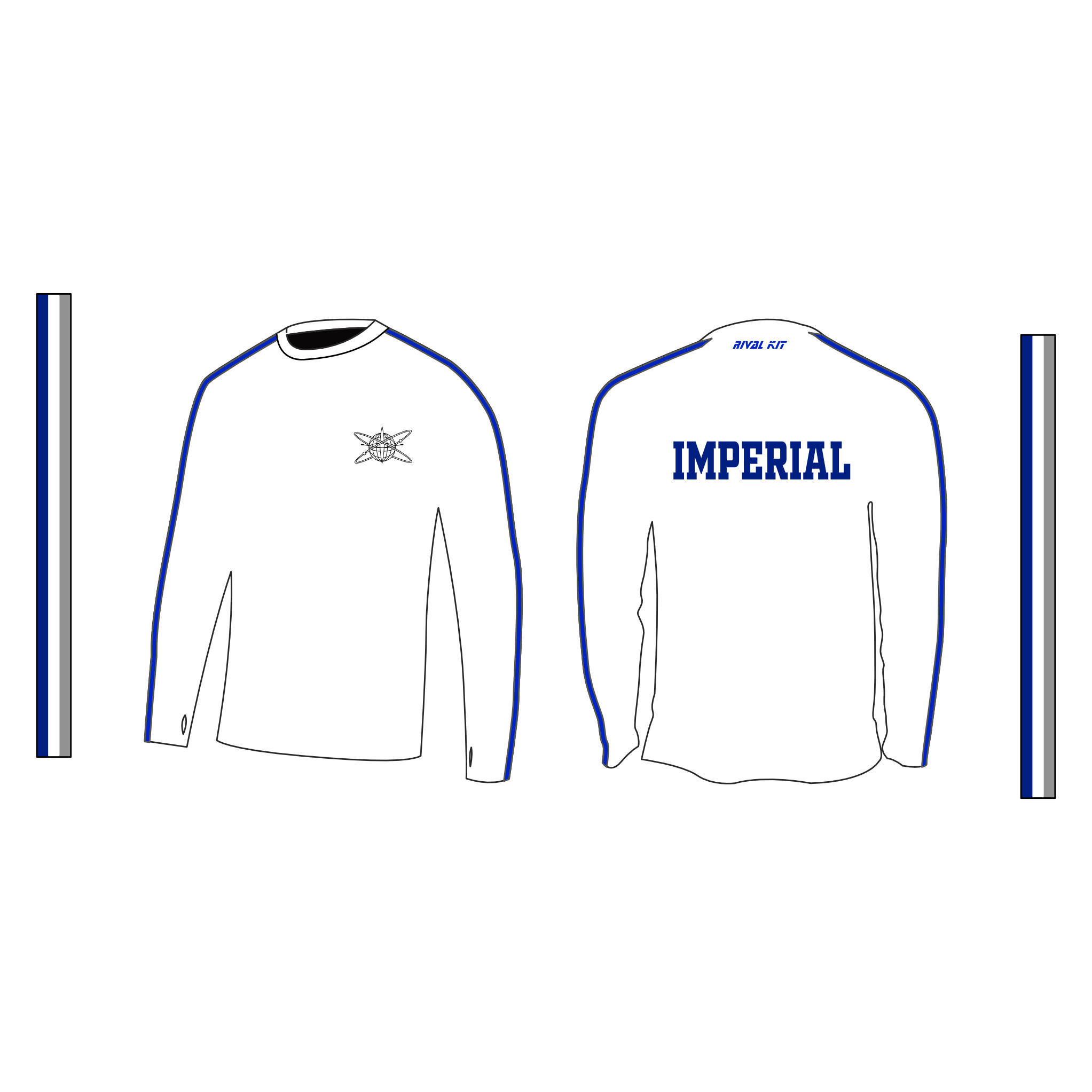 Imperial College Boat Club Bespoke Long Sleeve Gym T-Shirt