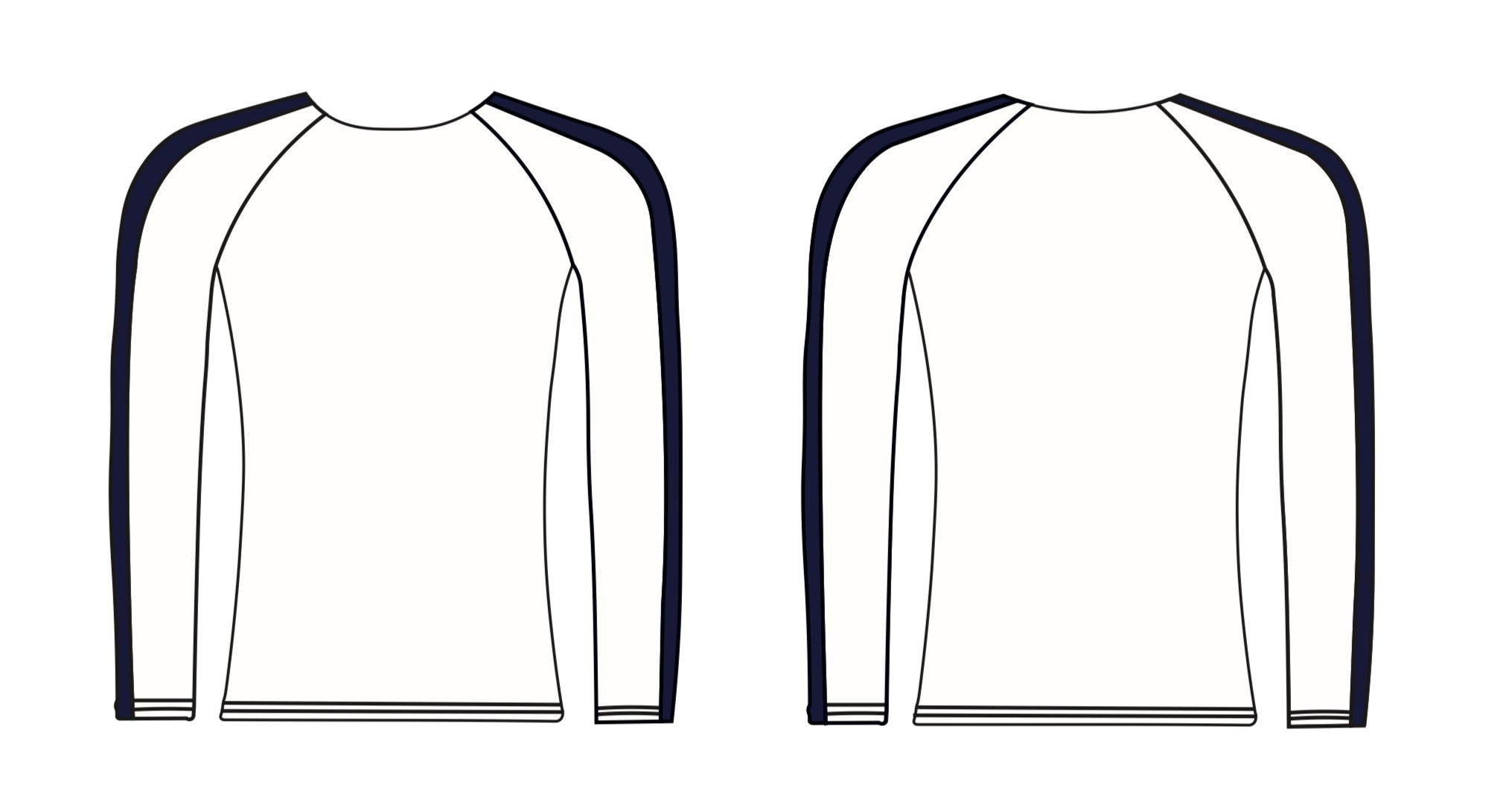 Angers Nautique Aviron Rowing Long Sleeve Base Layer
