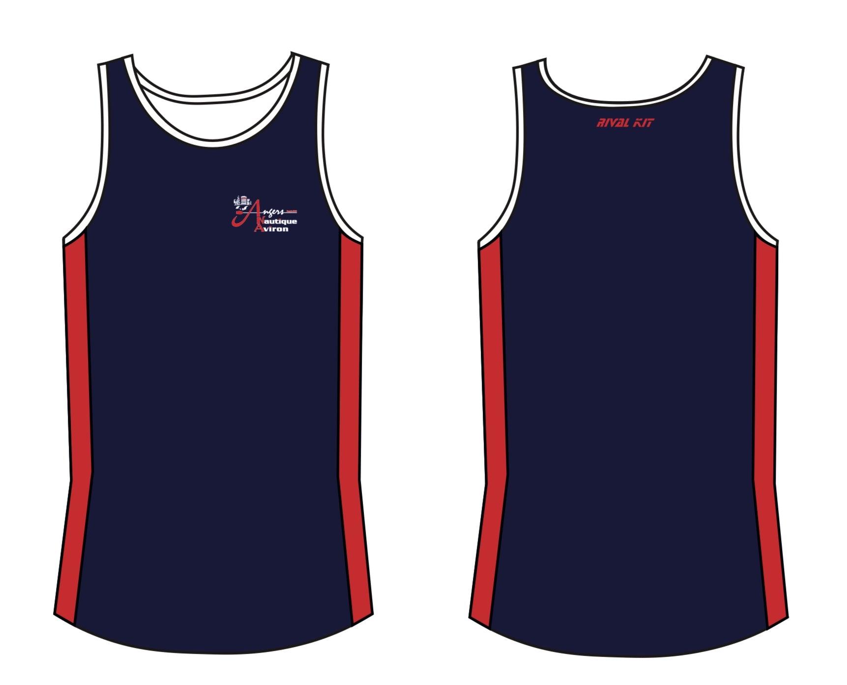 Angers Nautique Aviron Rowing Gym Vest
