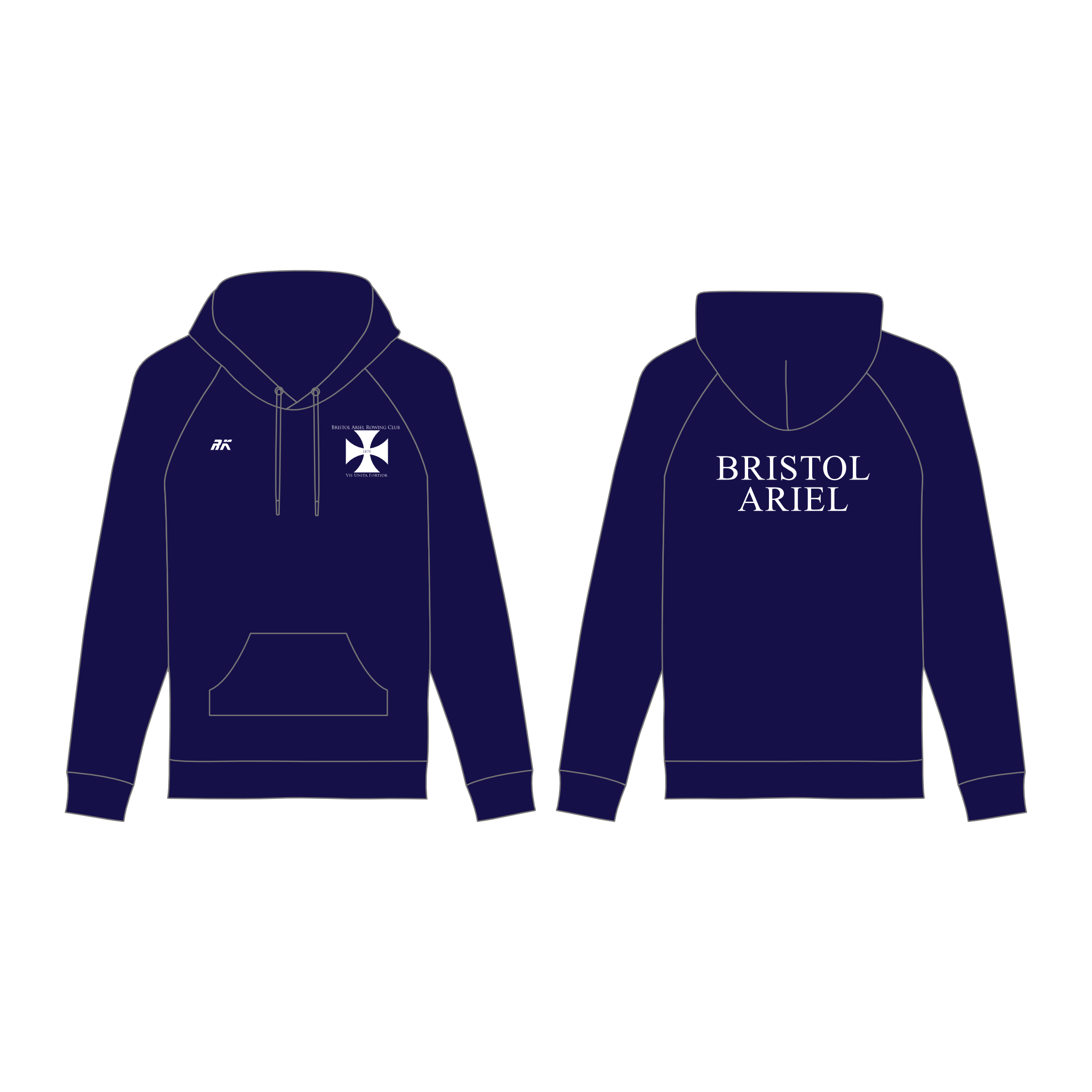Bristol Ariel Rowing Club Hoodie
