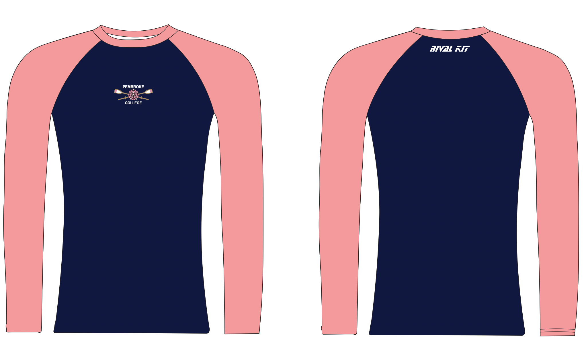 Pembroke College Boat Club (Oxford) Long Sleeve Baselayer