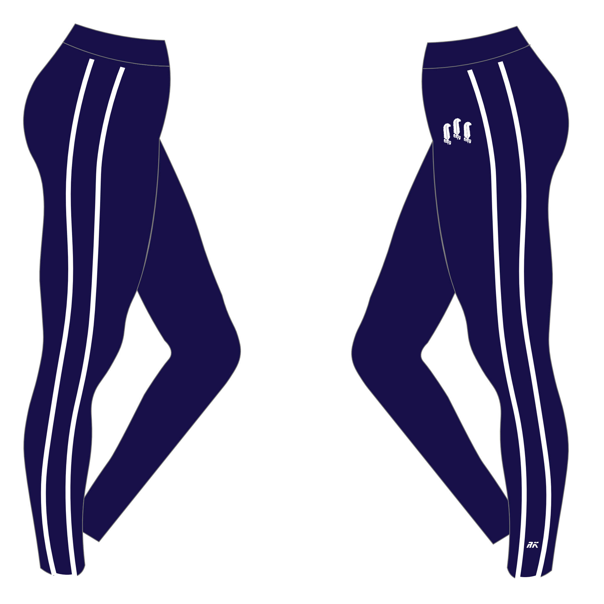 Oriel College Boat Club Oxford Racing Leggings