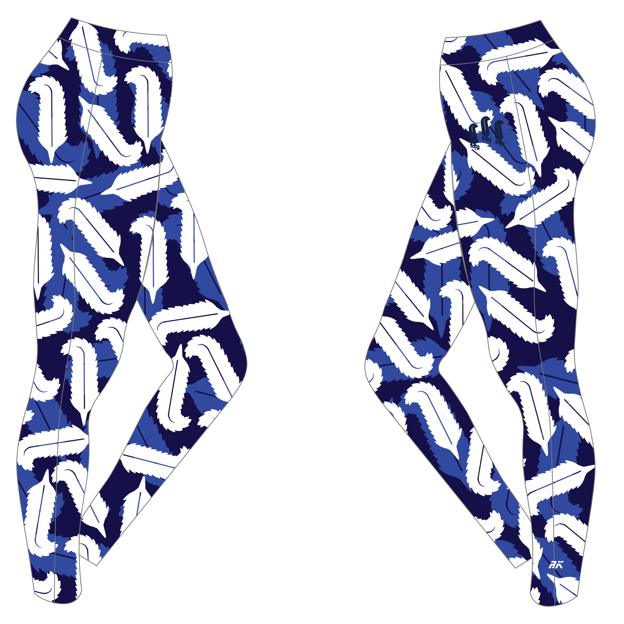 Oriel College Boat Club Oxford Training Leggings