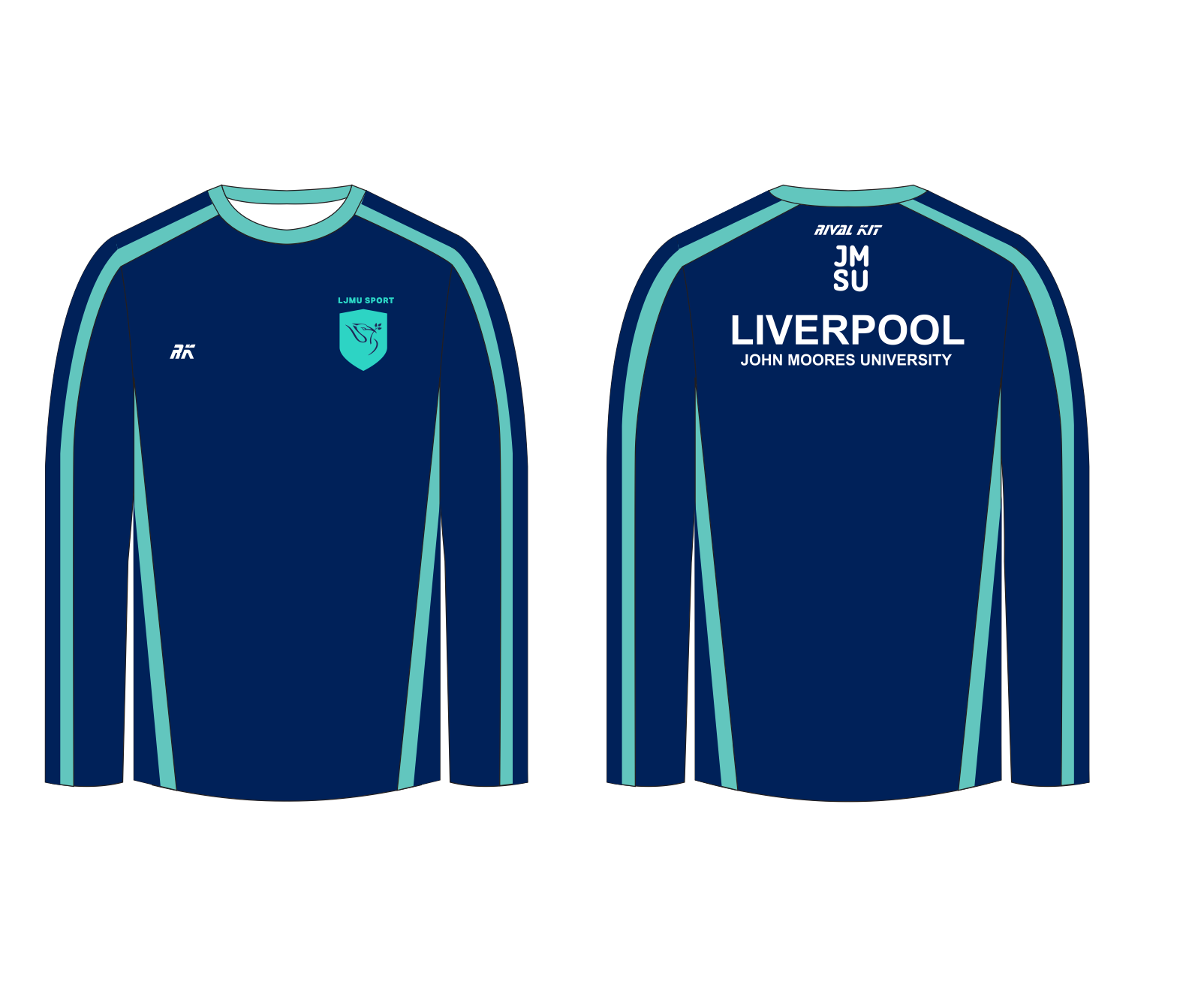 LJMU Rowing Club Long-Sleeve Gym T-Shirt