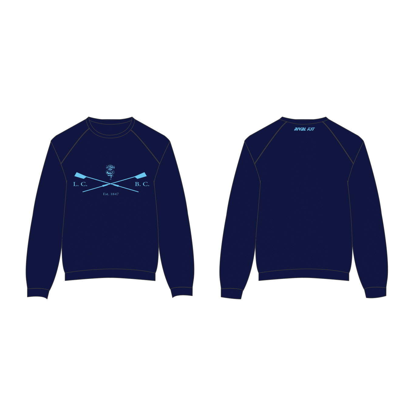Lincoln College Boat Club Navy Sweatshirt