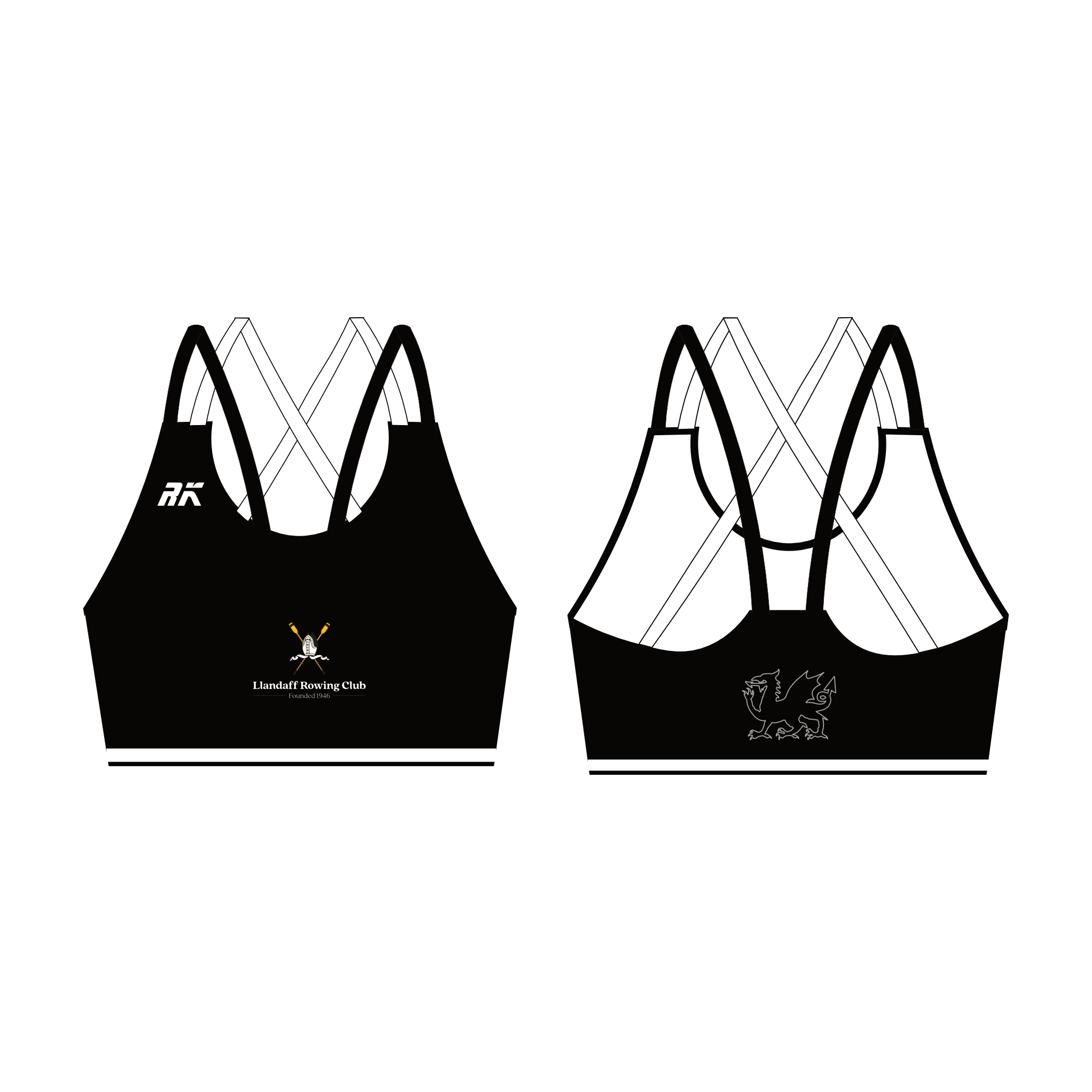 LANDAFF Boat club STRAPPY BRA