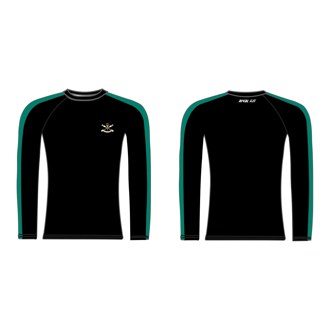 Neptune Rowing club Long Sleeve Black Racing Base Layer