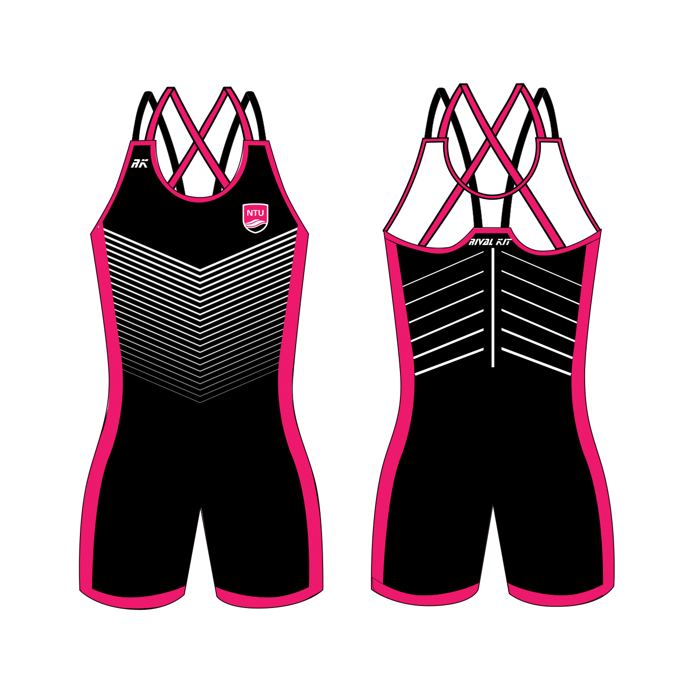 Nottingham Trent University Boat Club Black Strappy AIO