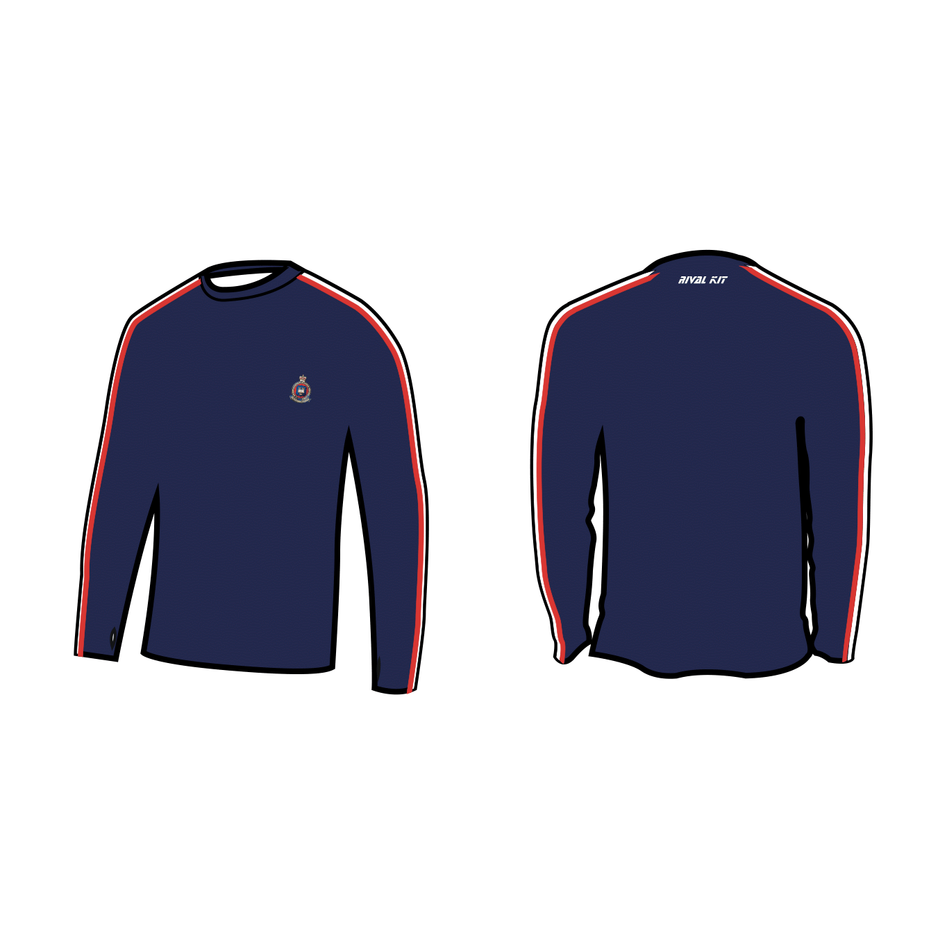 Oxford University Officer Training Corps 201 Long Sleeve Gym T-Shirt