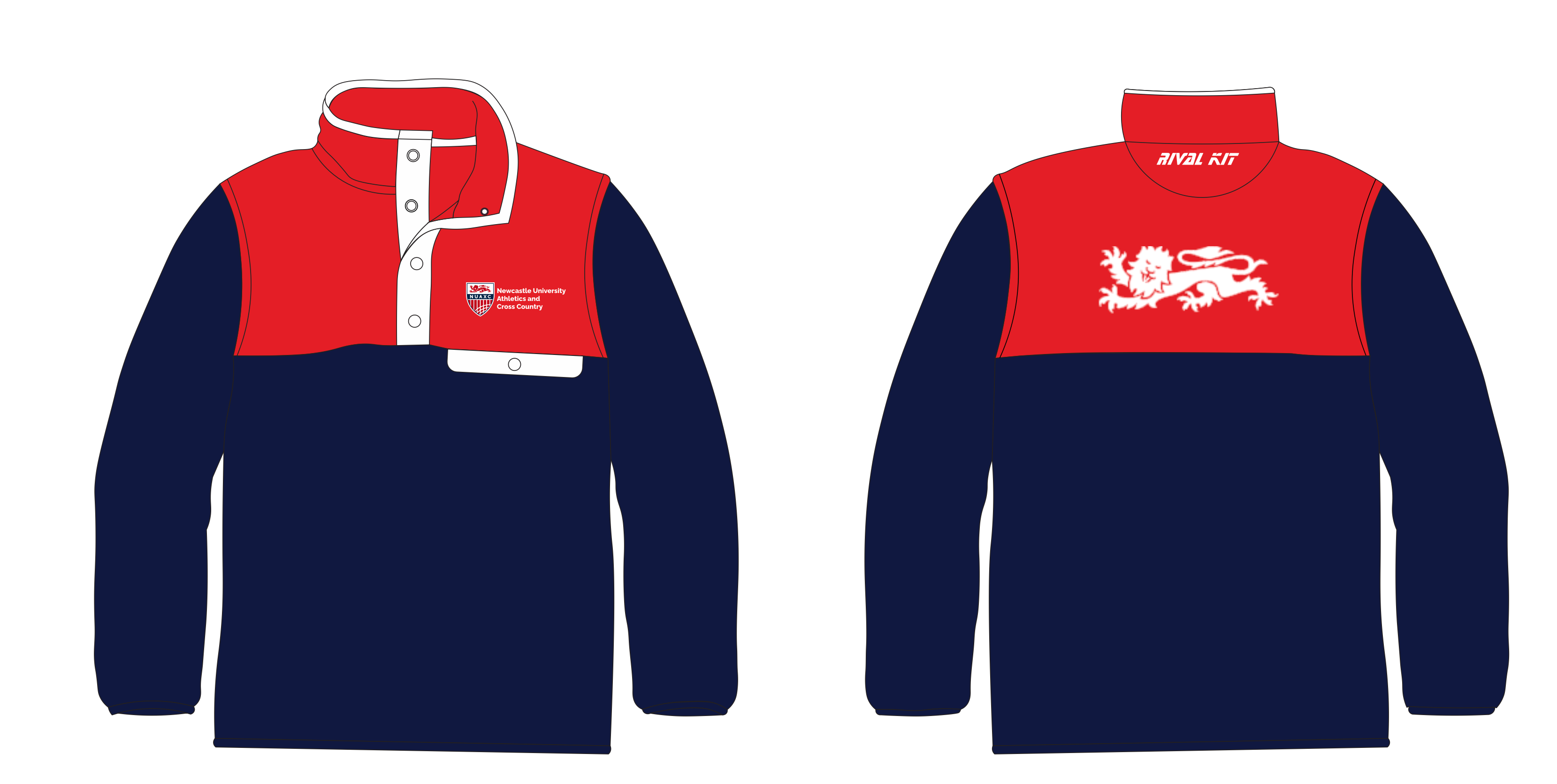 Newcastle University Athletics and Cross Country Club Pocket Fleece