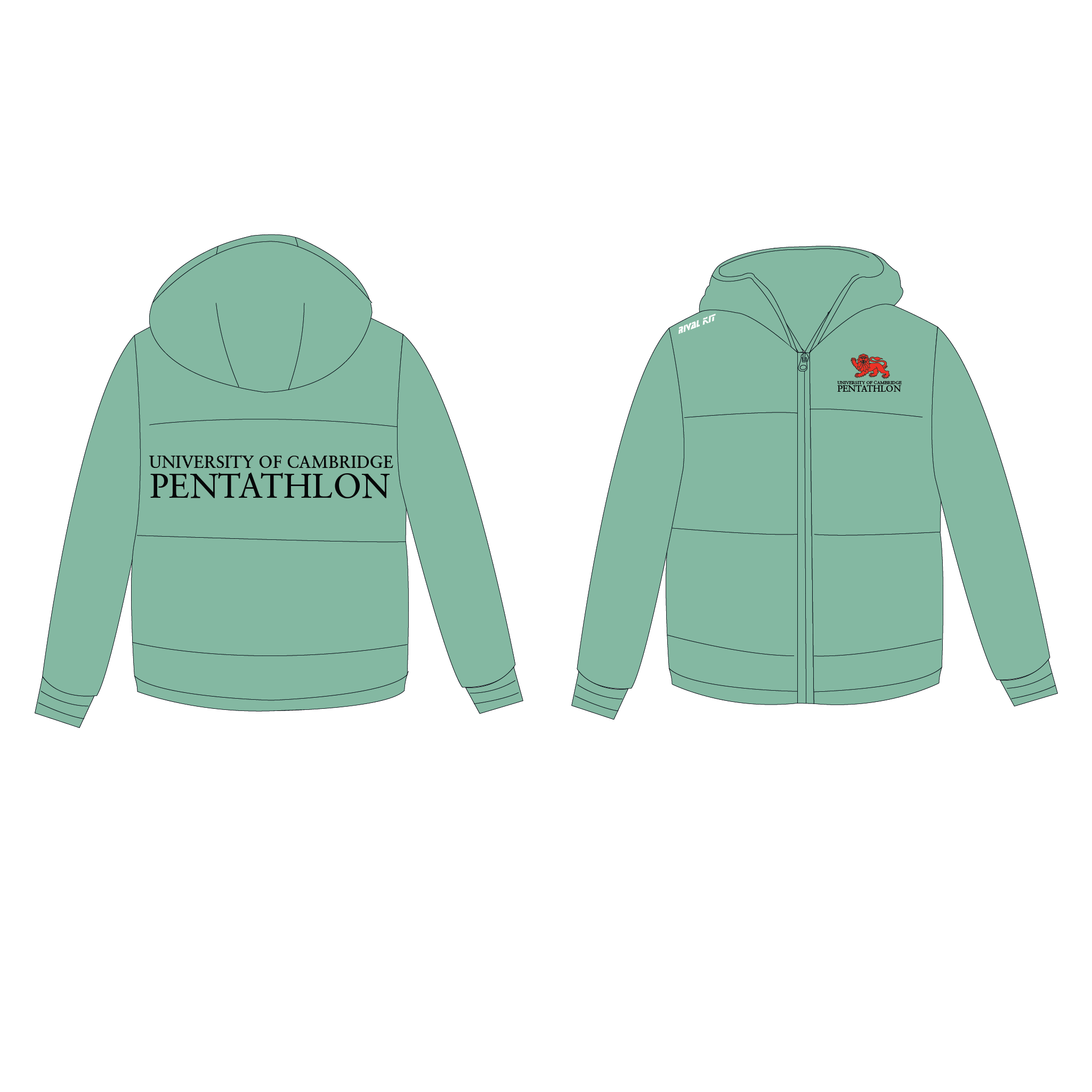 University of Cambridge Modern Pentathlon Club Puffa Jacket