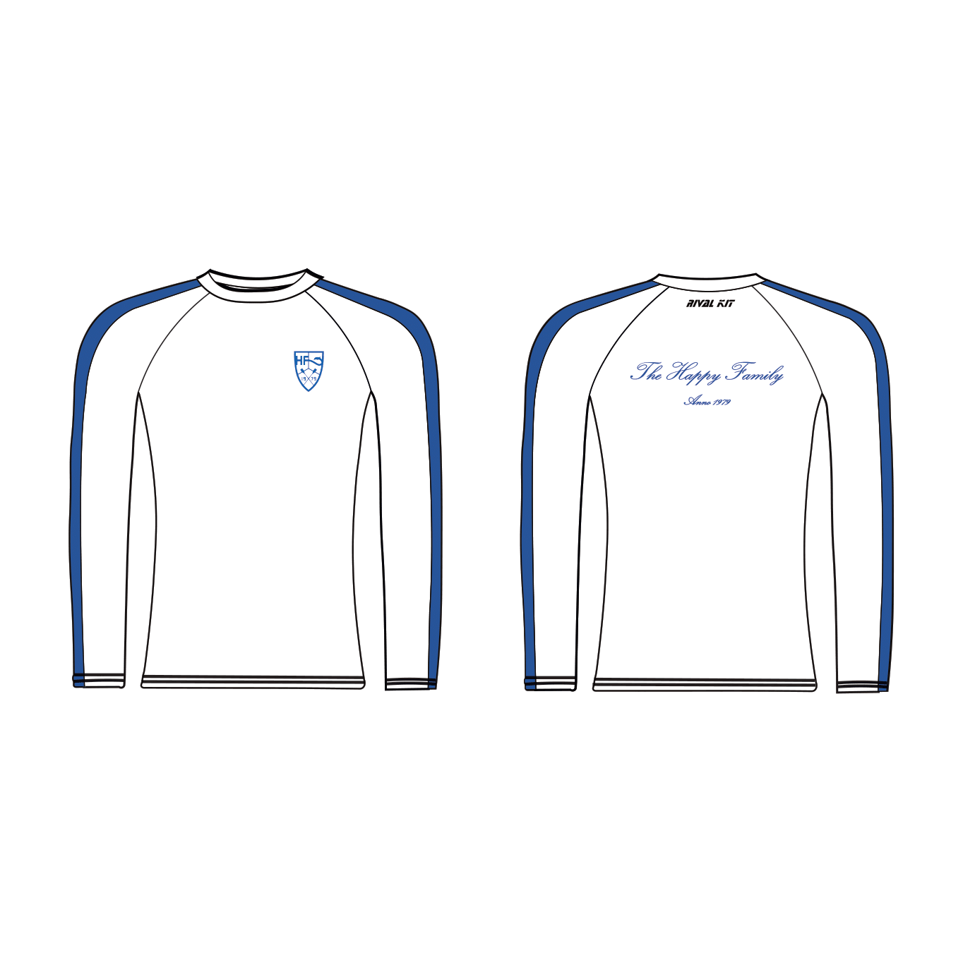 Roeihuis The Happy Family Long Base Layer