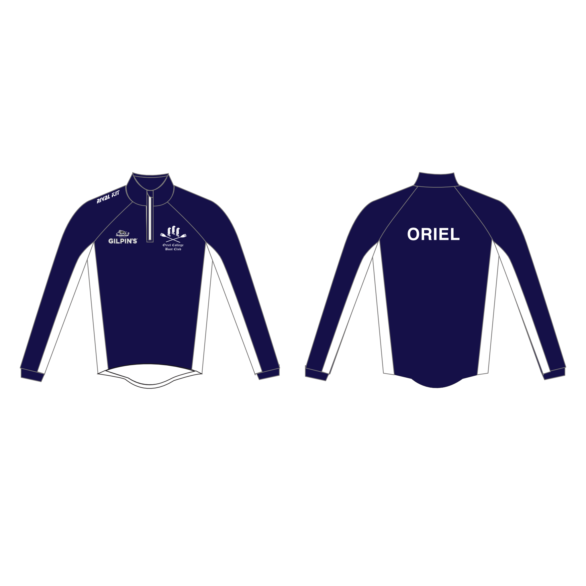 Oriel College Boat Club Oxford Racing Thermal Splash Jacket